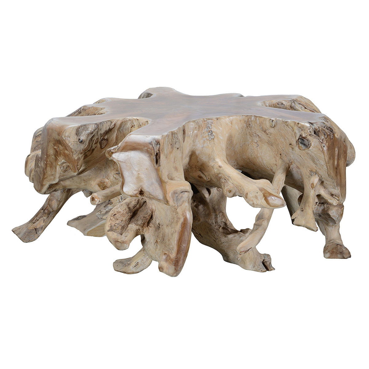 Cypress - Root Coffee Table - Natural White Wash