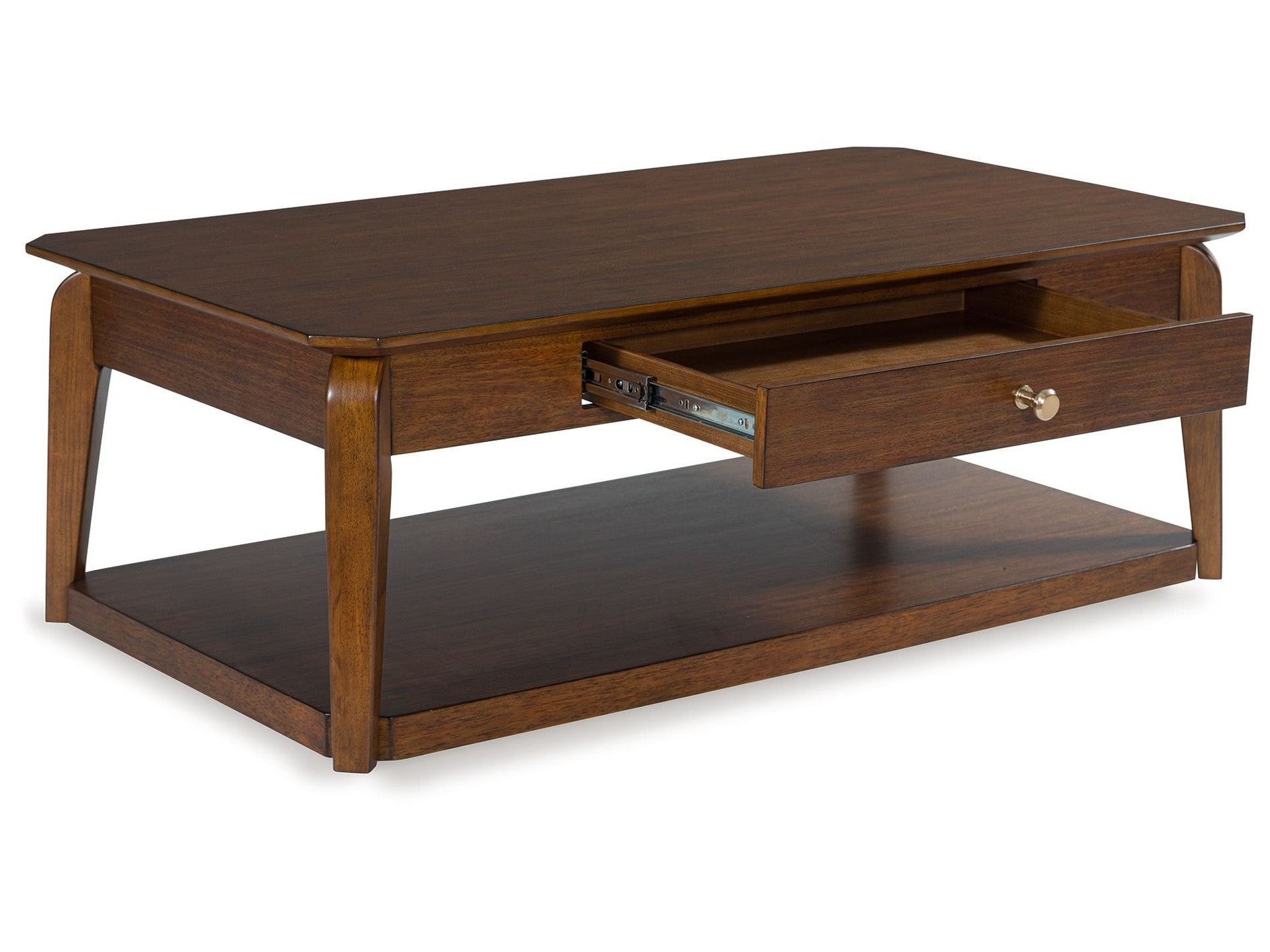 Trenmour - Rectangular Cocktail Table - Medium Brown