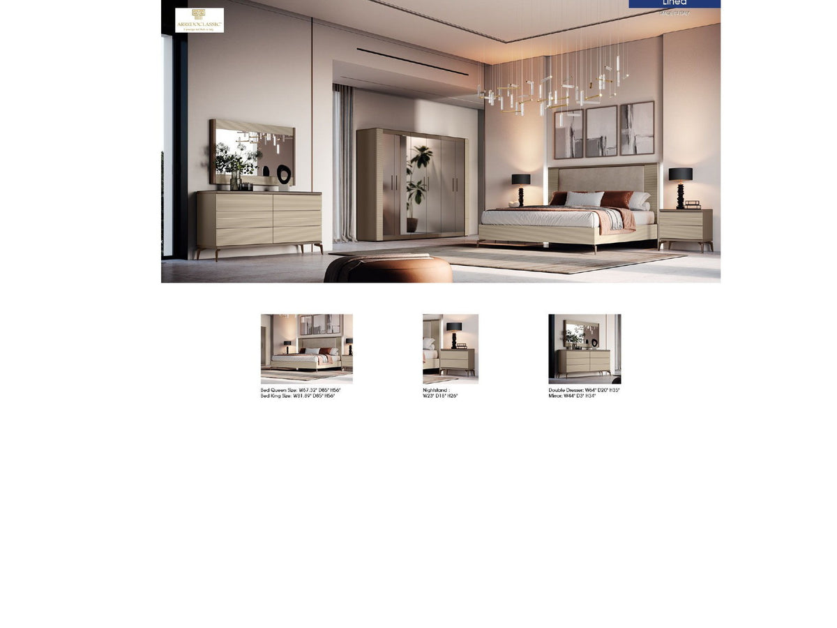 Linea - Double Dresser - Light Beige