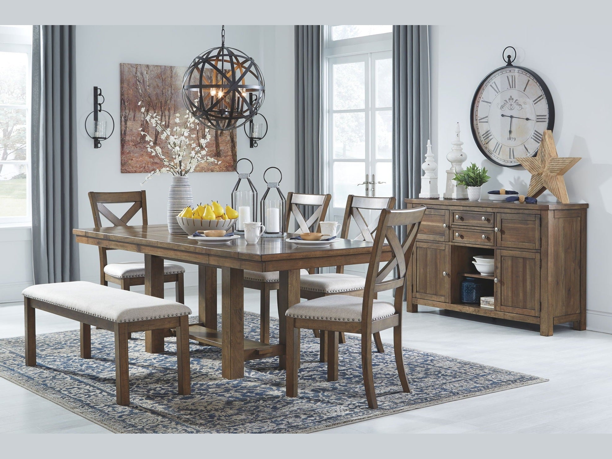 Moriville - Rectangular Dining Table Set