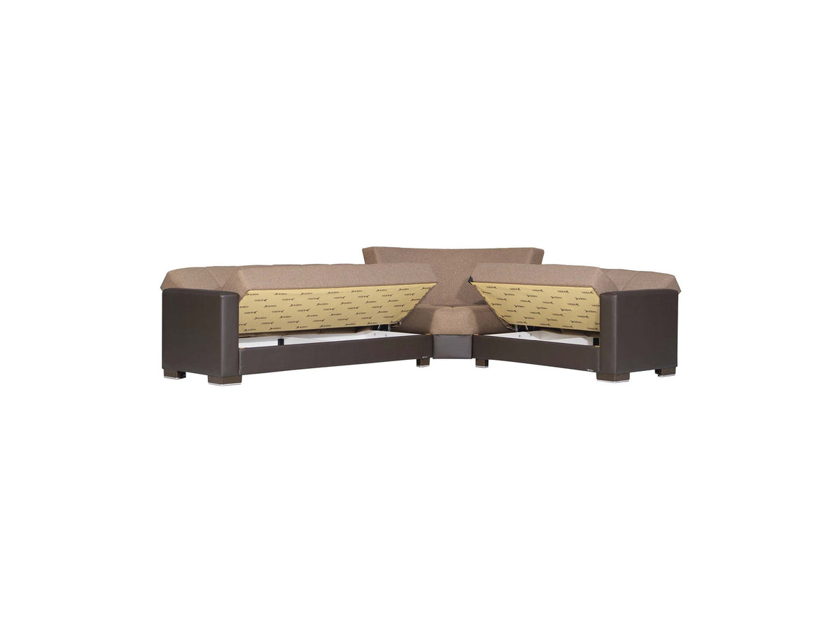 Ottomanson Armada - Upholstered Convertible Sectional With Storage - Chenille