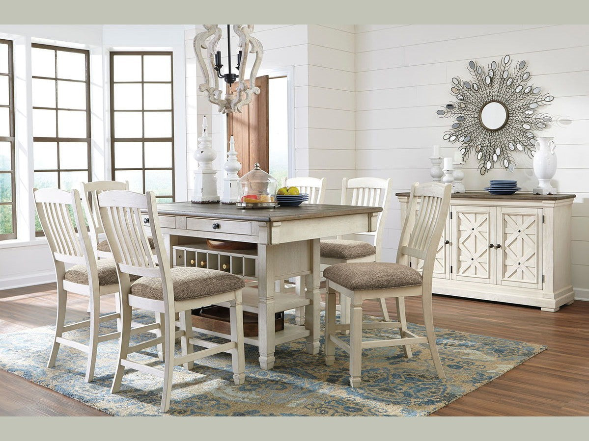 Bolanburg - Rectangular Counter Table Set