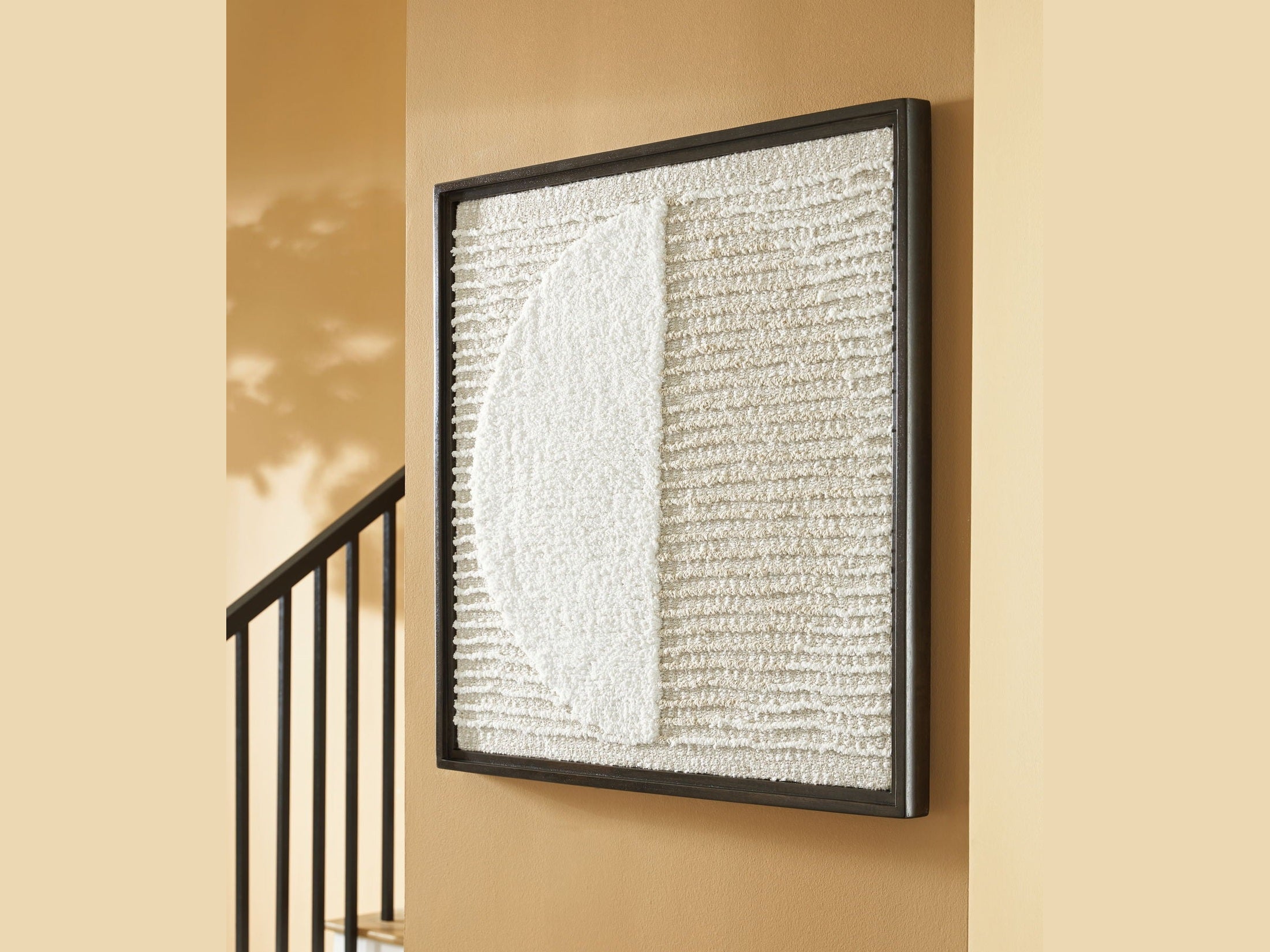 Bachard - Wall Decor - Tan / White