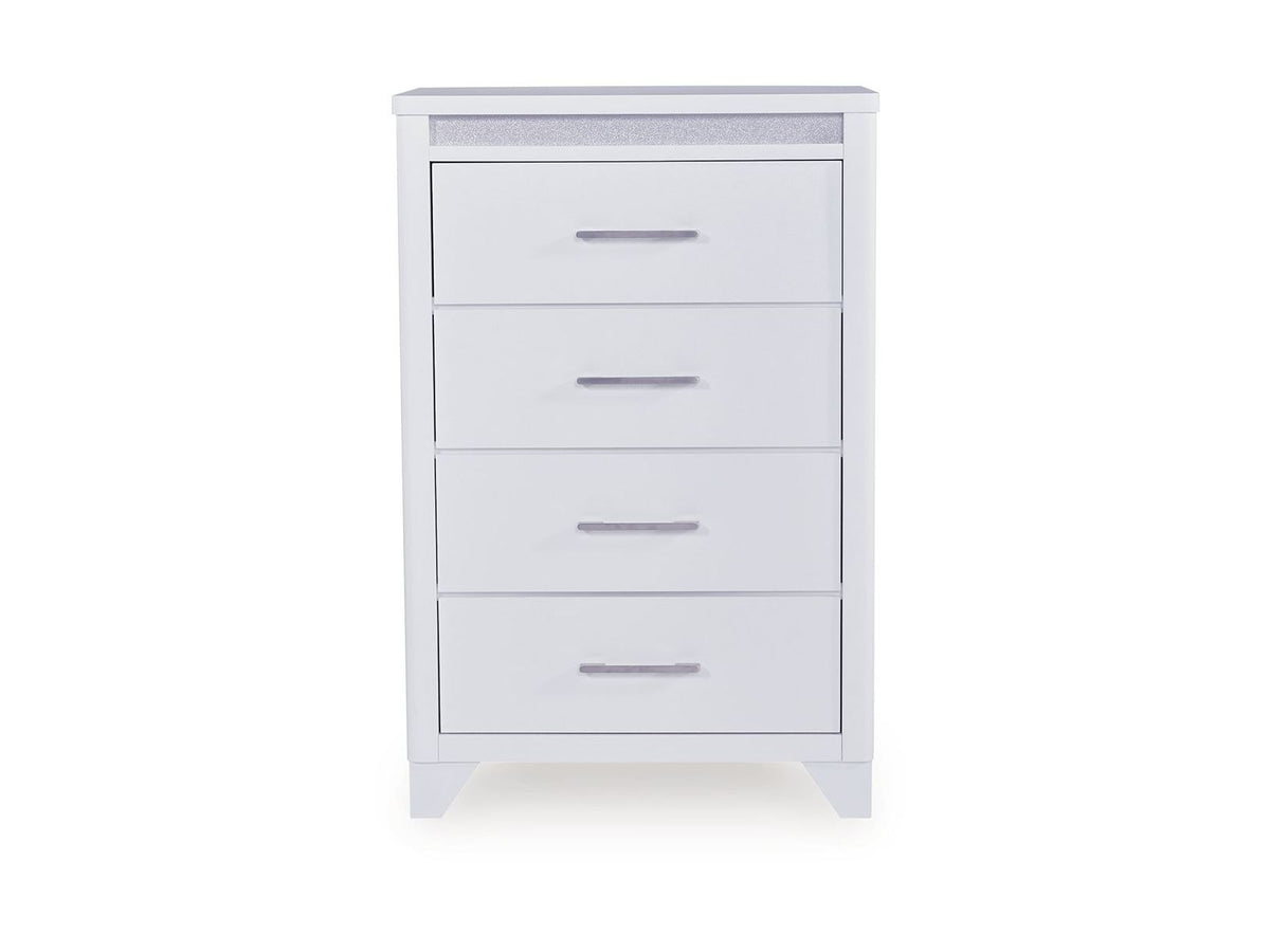 Jarlee - Four Drawer Chest - White