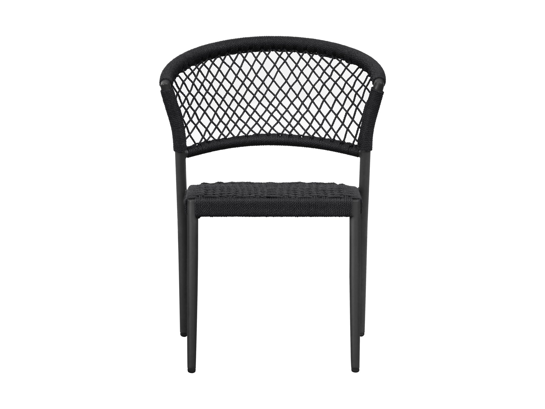 Clarke - Outdoor Dining Chair (Set of 2) - Black