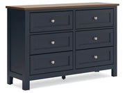 Landocken - Dresser - Brown / Blue