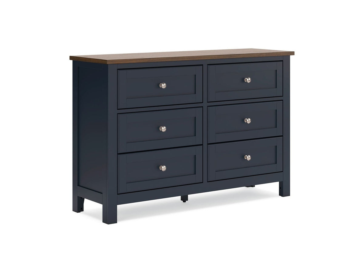 Landocken - Dresser - Brown / Blue