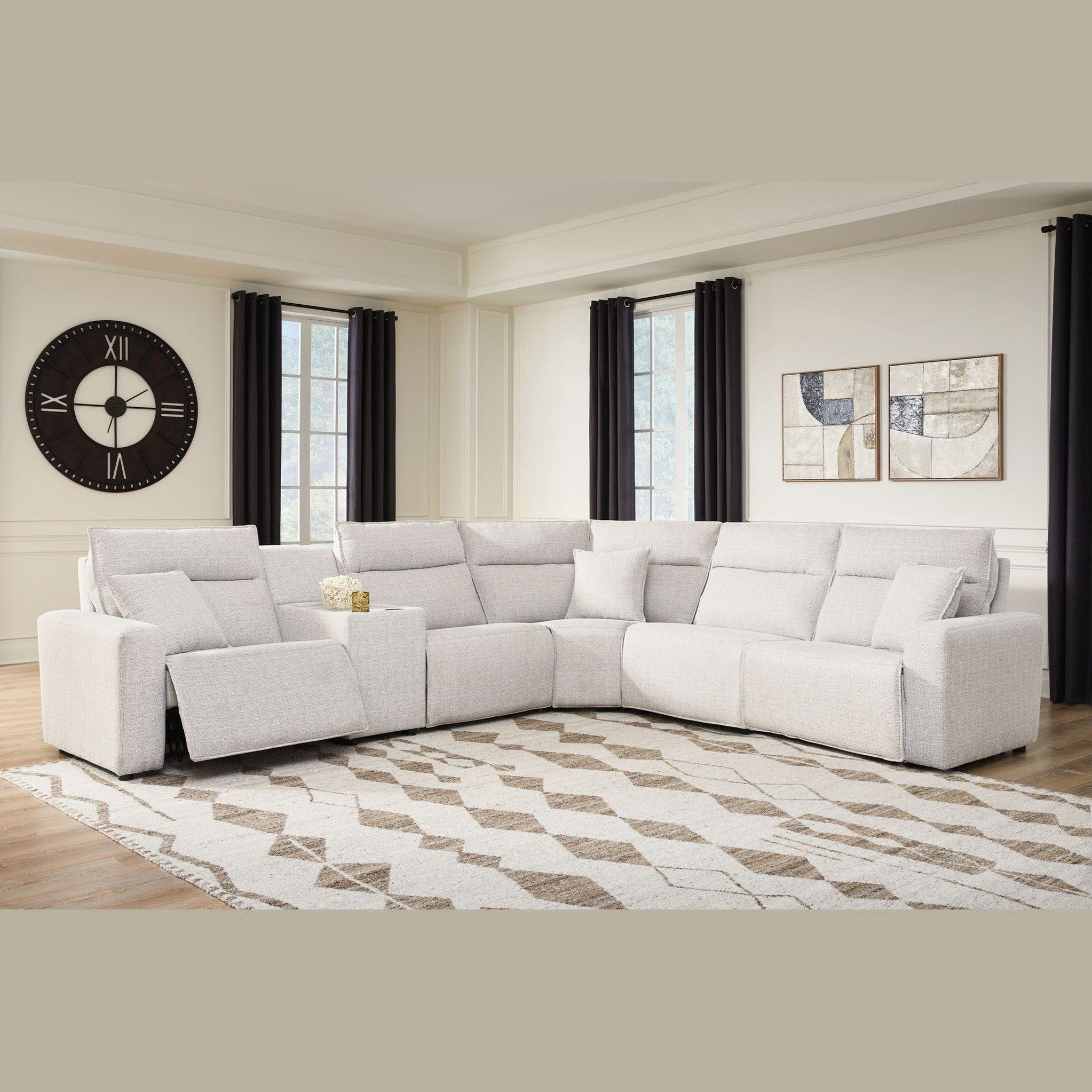 Modmax II - Reclining Sectional - Stone