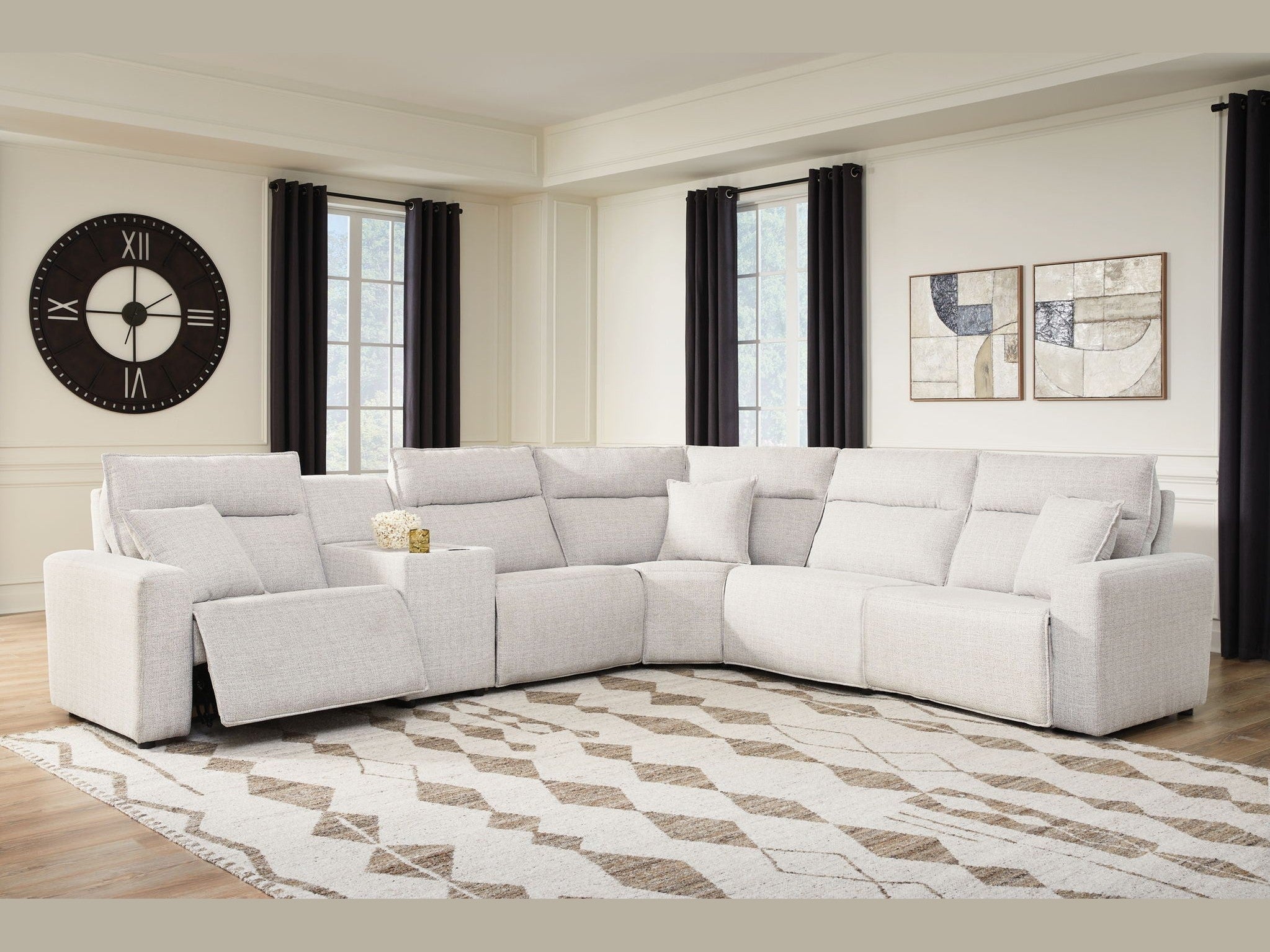 Modmax II - Reclining Sectional - Stone