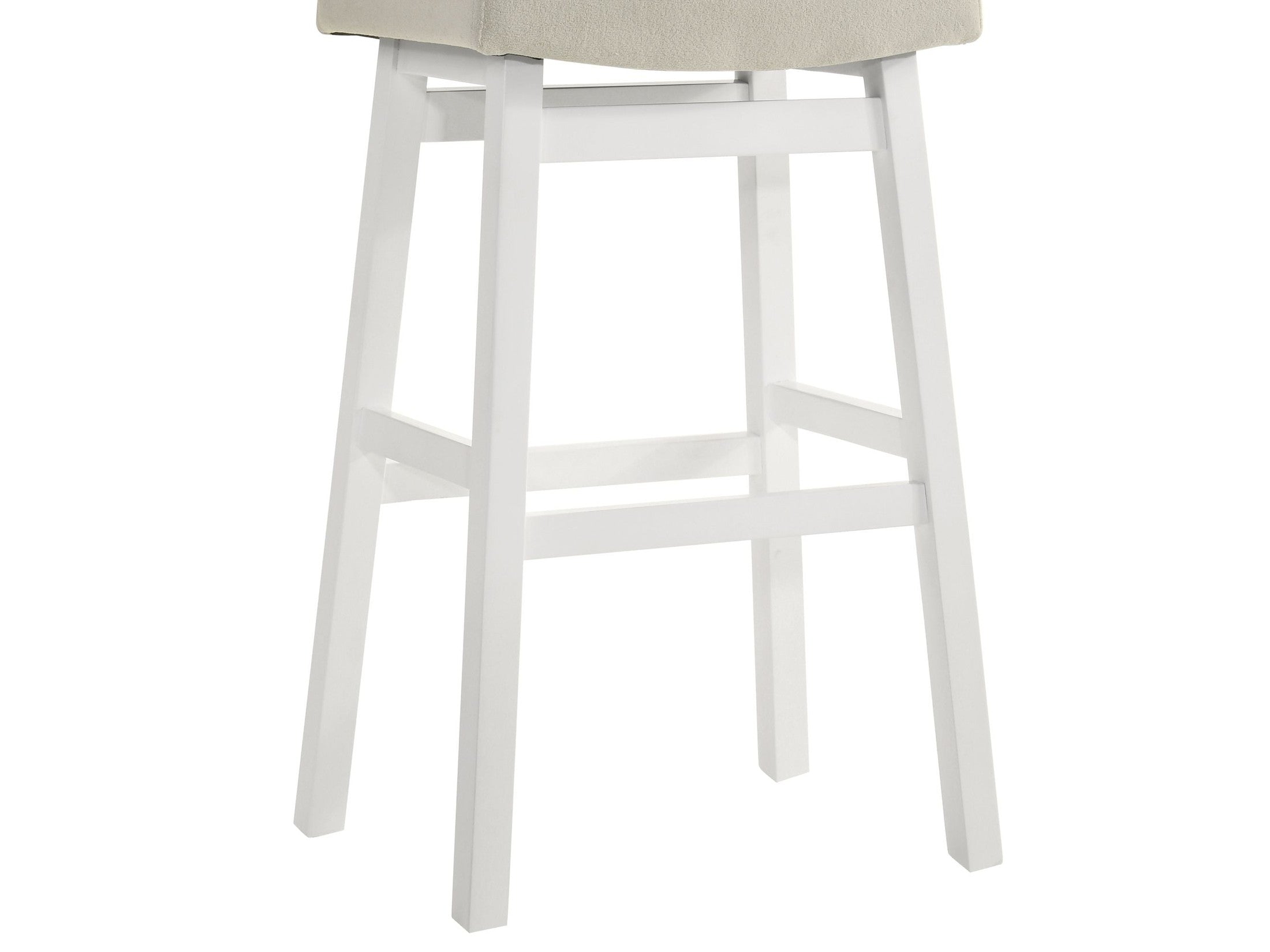 Lenon - Modern Farmhouse Wood Bar Height Kitchen Bar Stool