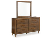 Lyncott - Dresser And Mirror - Brown