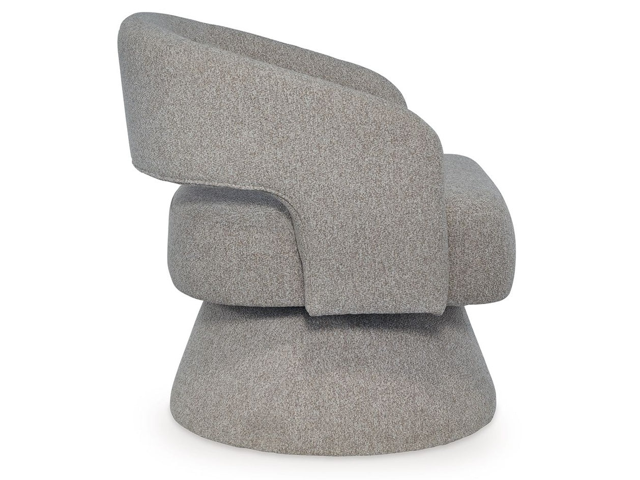 Nashkins - Swivel Accent Chair - Pebble