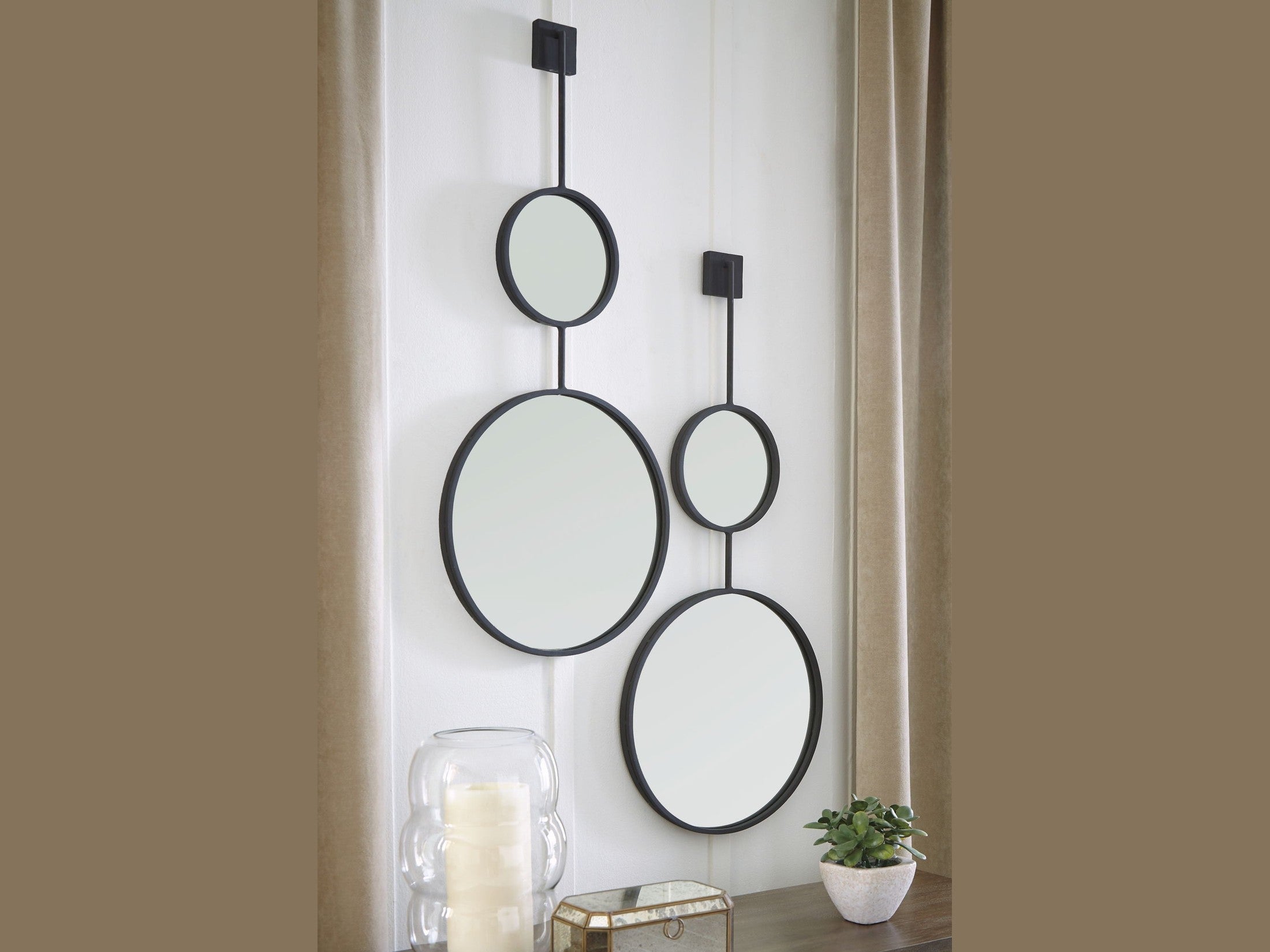 Brewer - Accent Mirror - Black