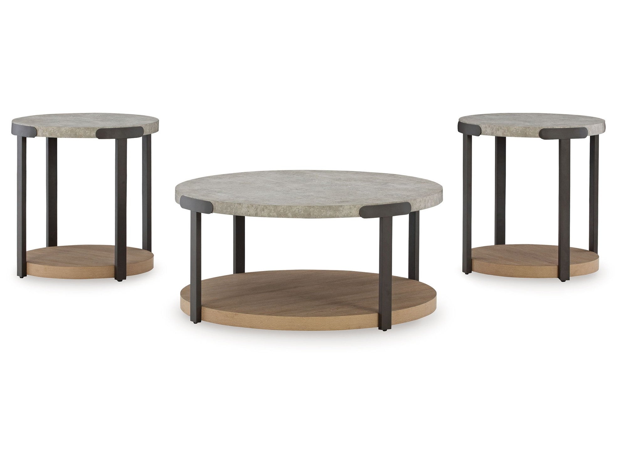 Darthurst - Occasional Table Set (Set of 3) - Light Brown
