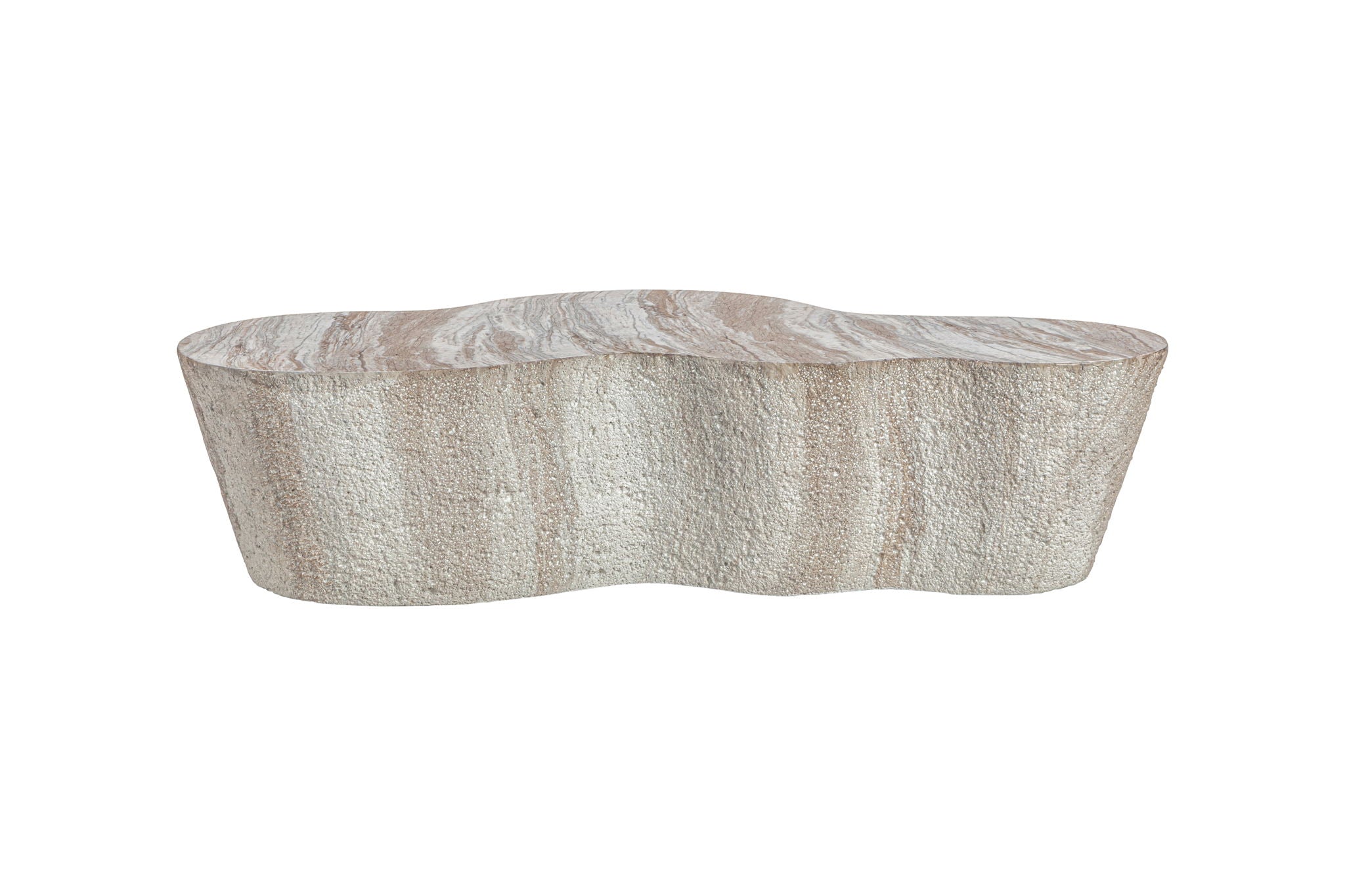 Velora - Indoor Outdoor Coffee Table - Oasis Concrete Finish