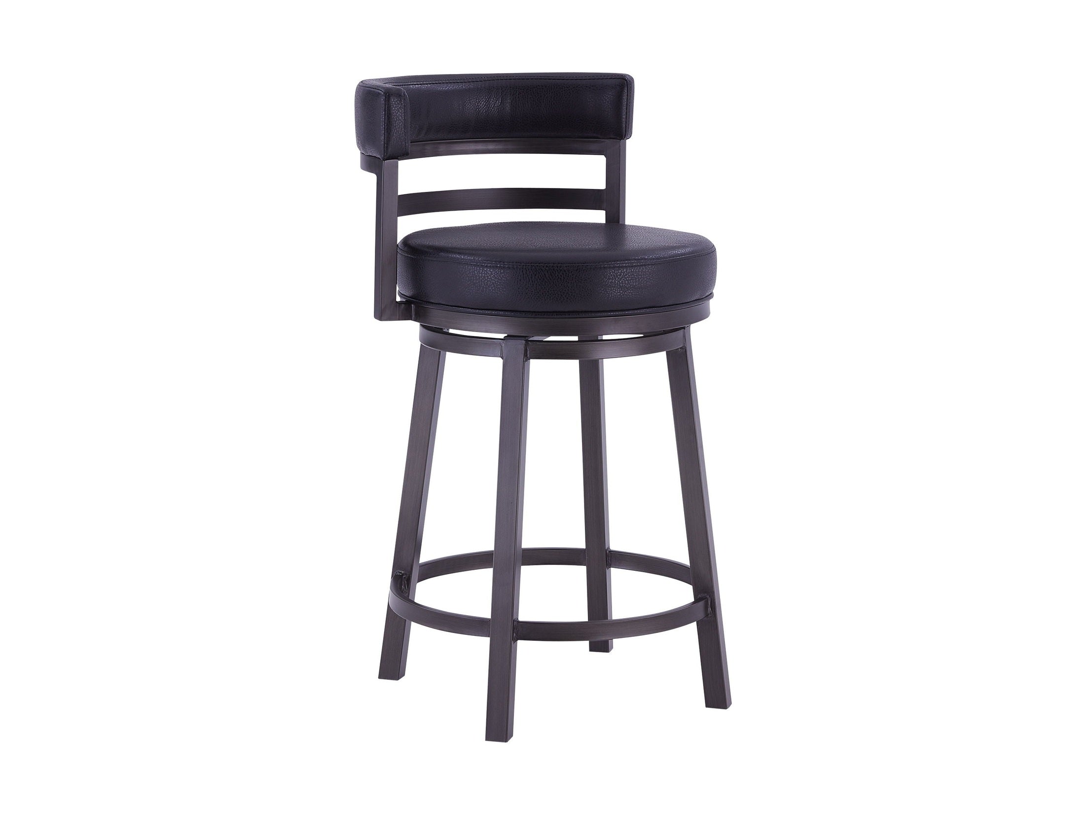 Madrid - Counter Height Swivel Bar Stool - Mineral