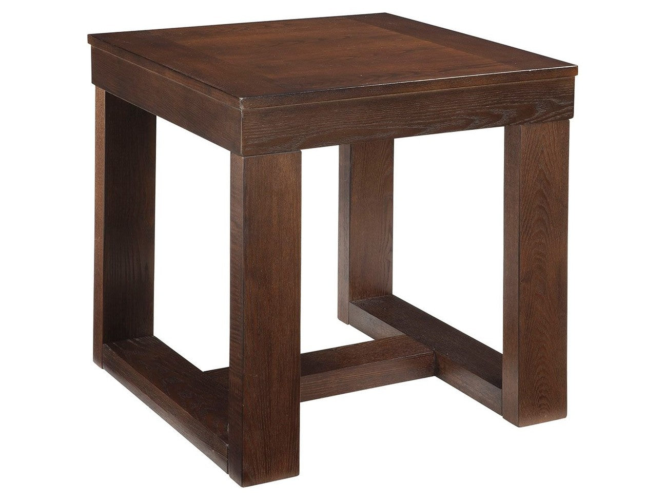 Watson - Square End Table - Dark Brown