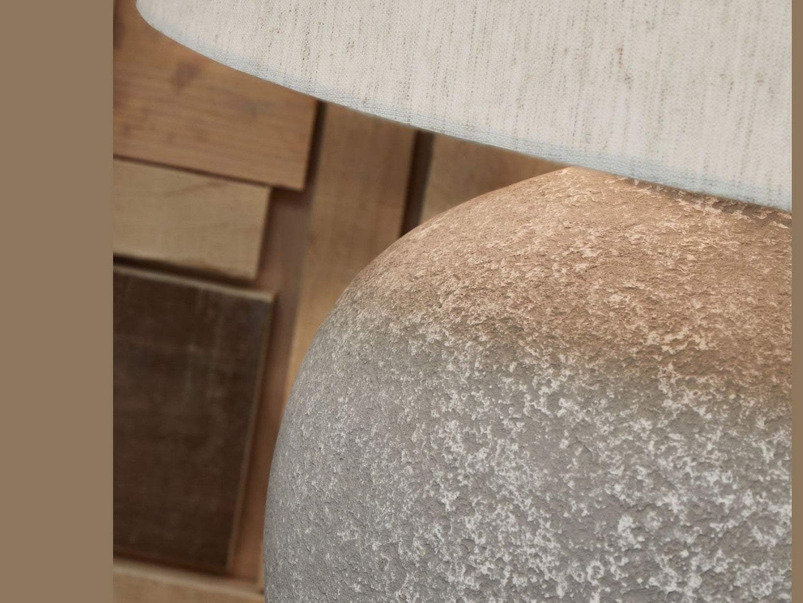 Dreward - Paper Table Lamp - Distressed Gray