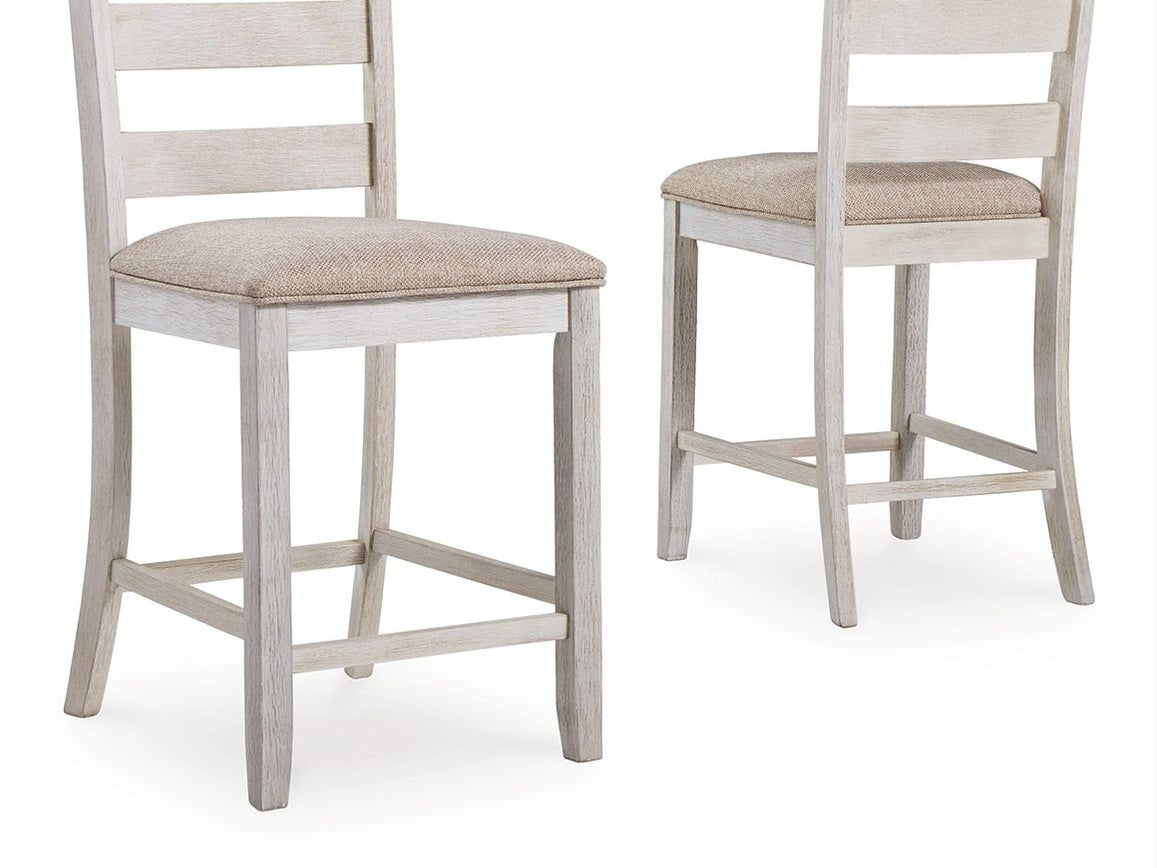 Skempton - Upholstered Barstool (Set of 2) - White