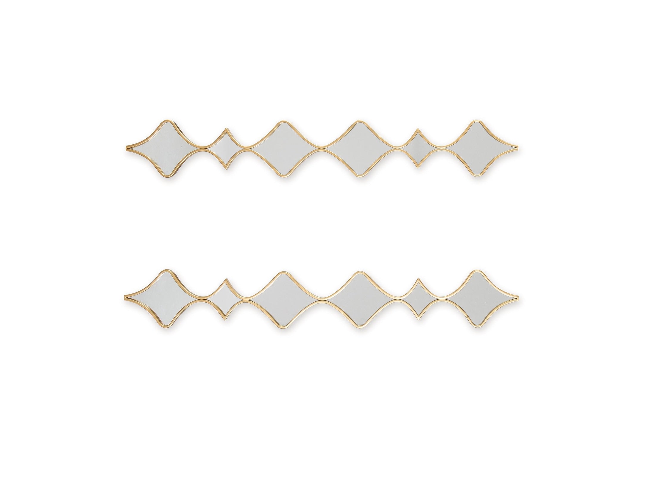 Harriswood - Accent Mirror Set (Set of 2) - Gold Finish