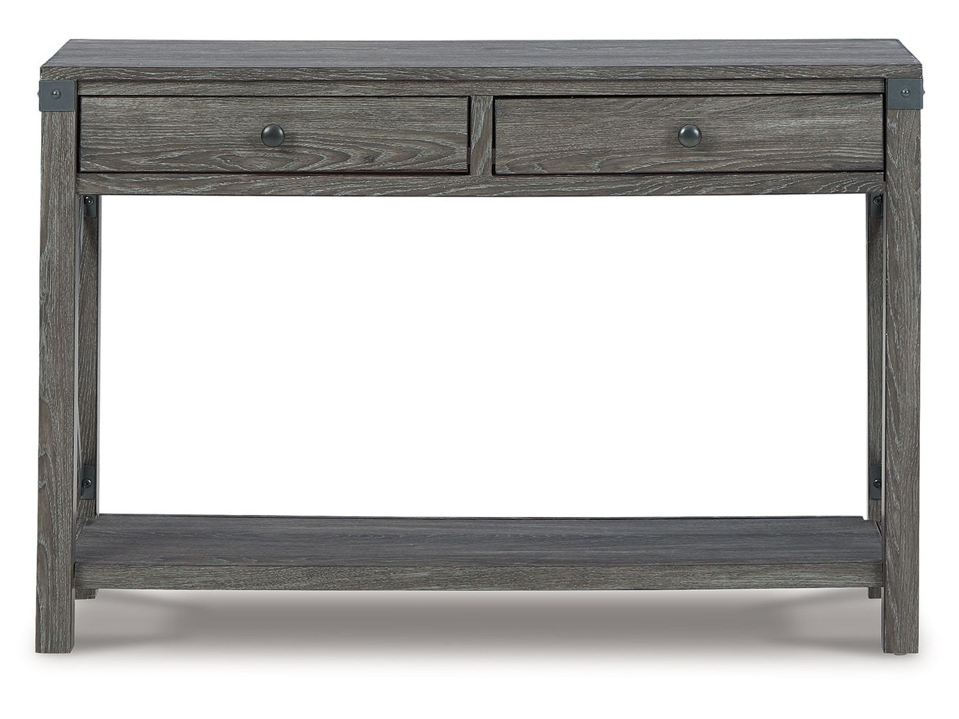 Freedan - Console Sofa Table - Grayish Brown