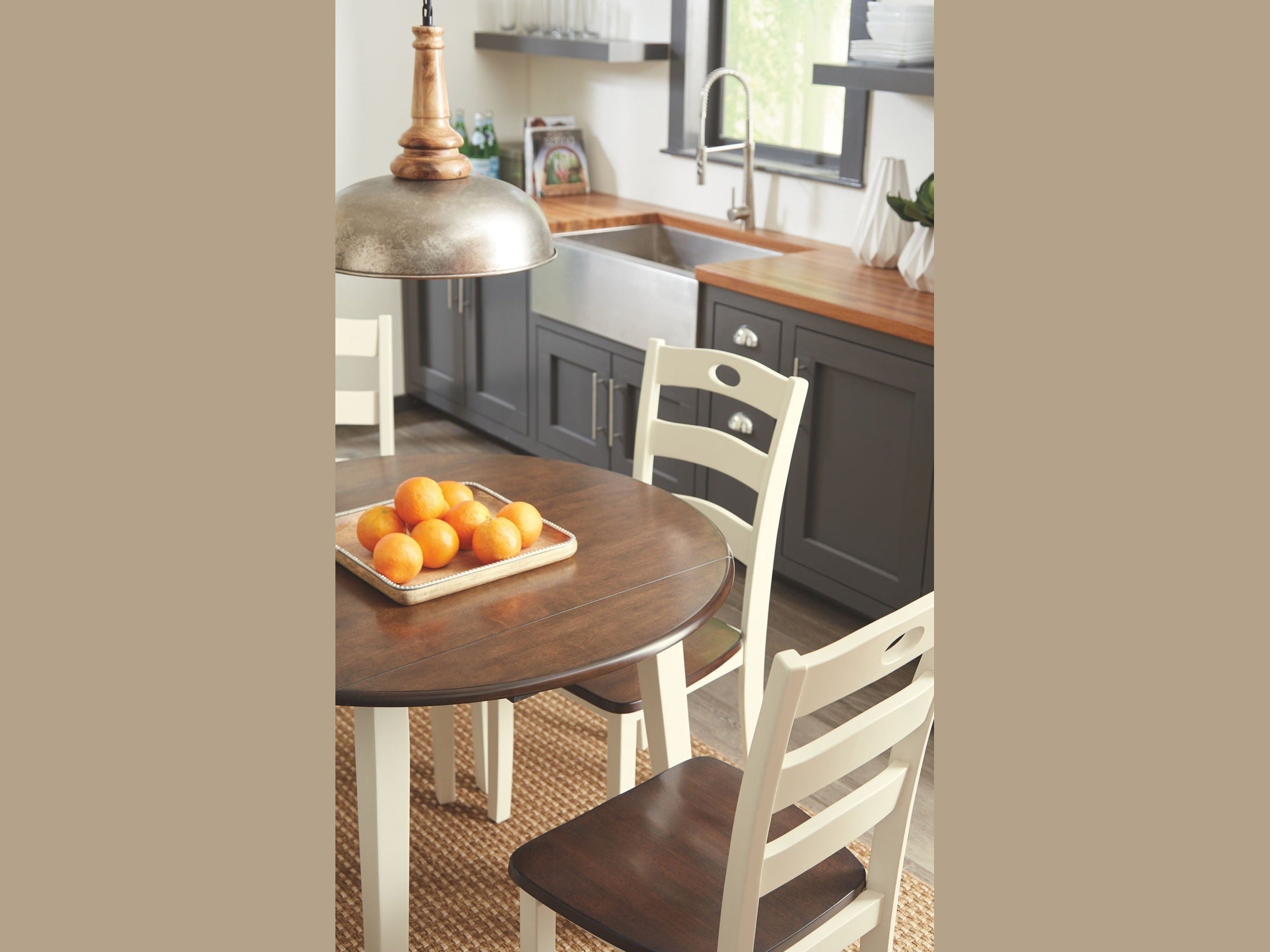 Woodanville - Round Dining Table Set