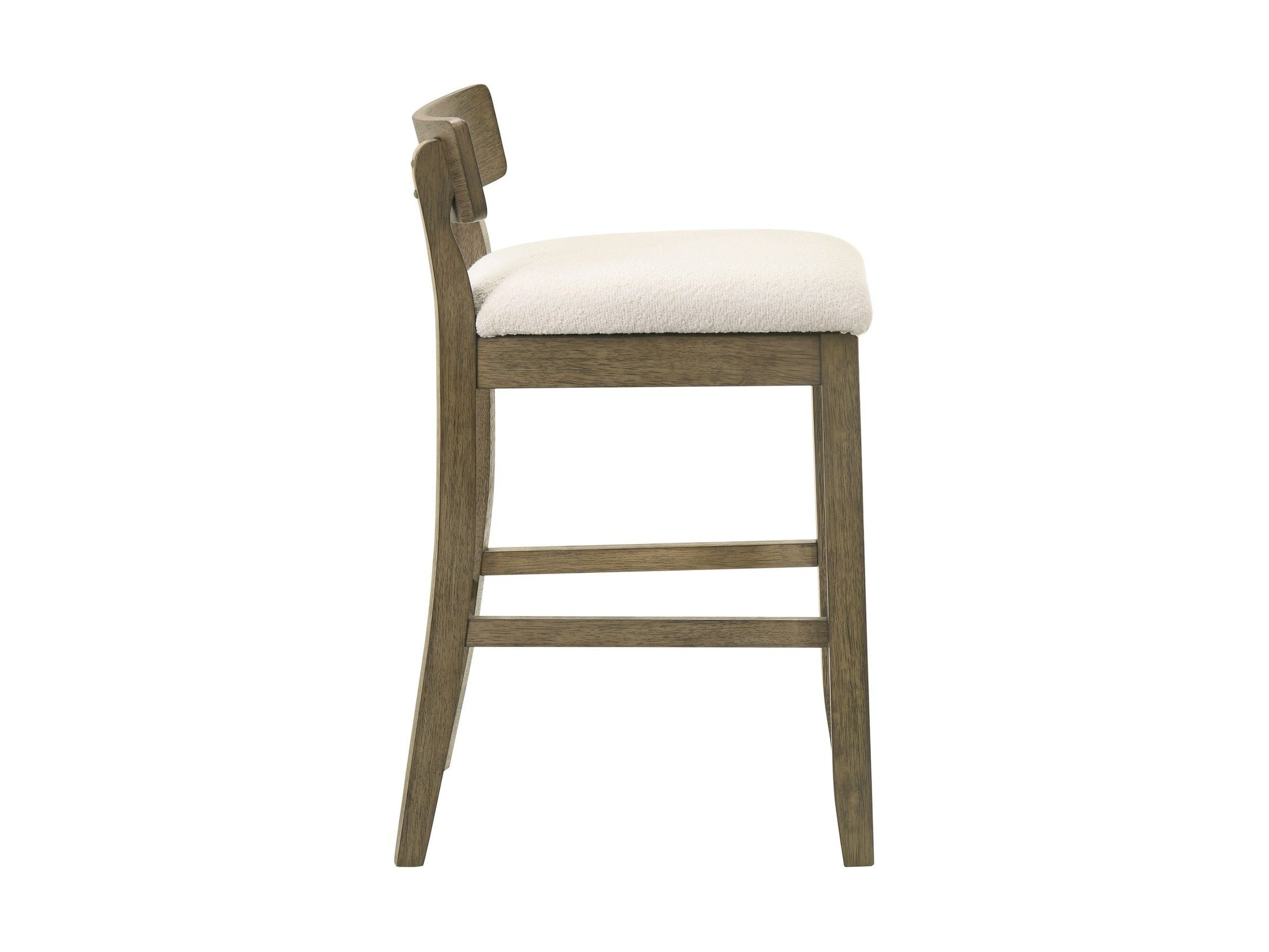 Merie - Modern Transitional Wood Counter Height Kitchen Bar Stool
