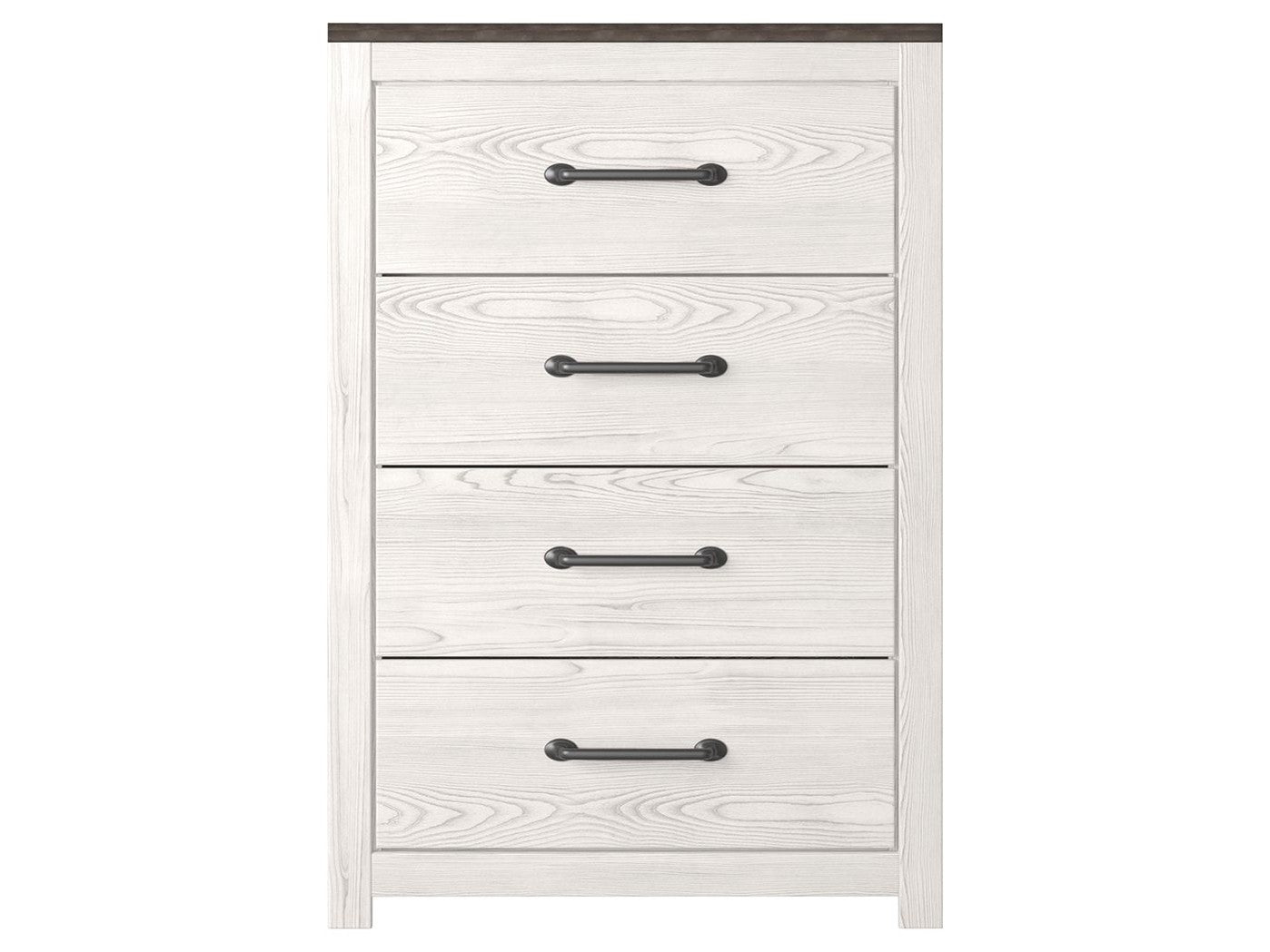 Gerridan - Four Drawer Chest - White / Gray