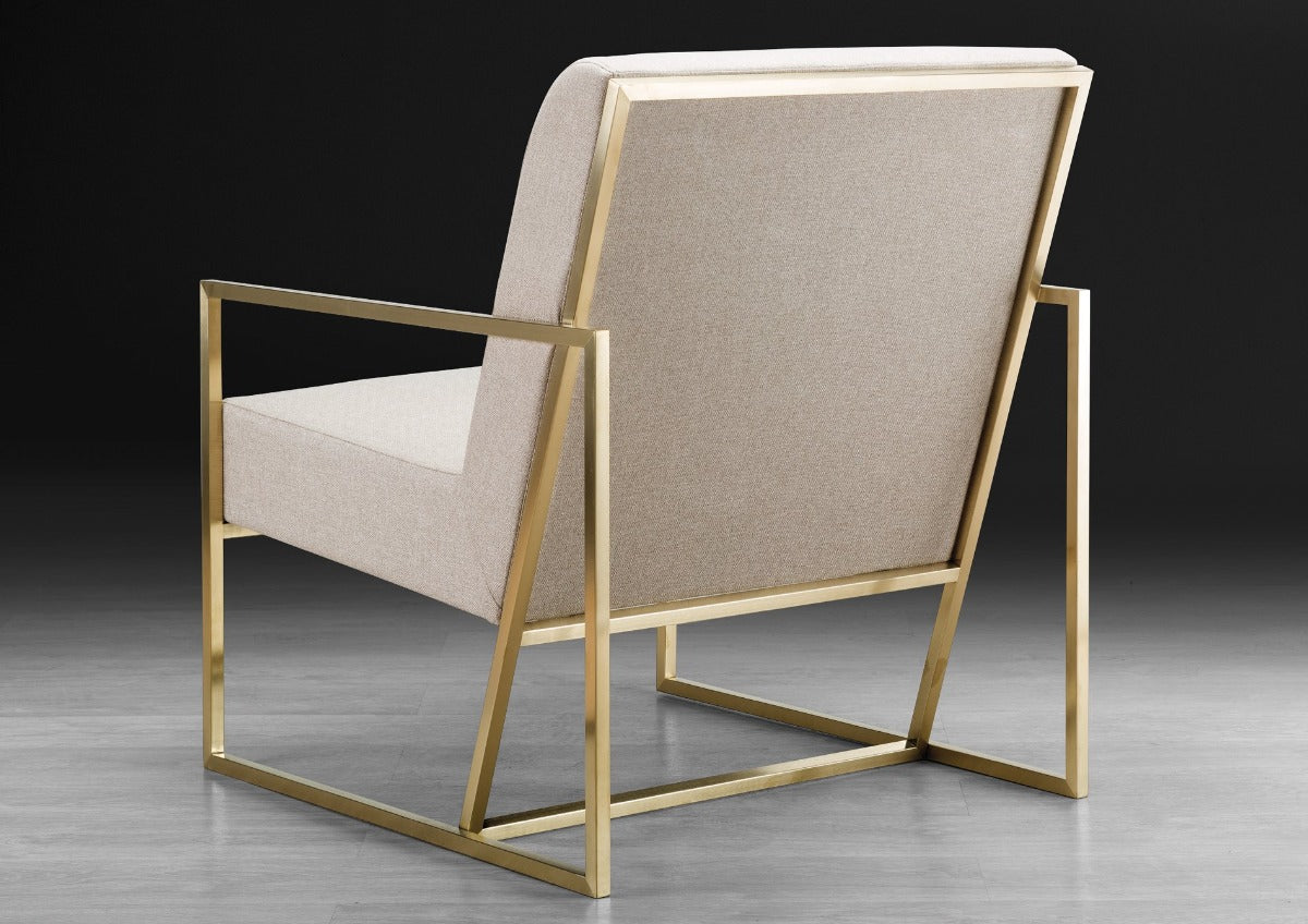 Stone International Kente Modern Leather Accent Chair