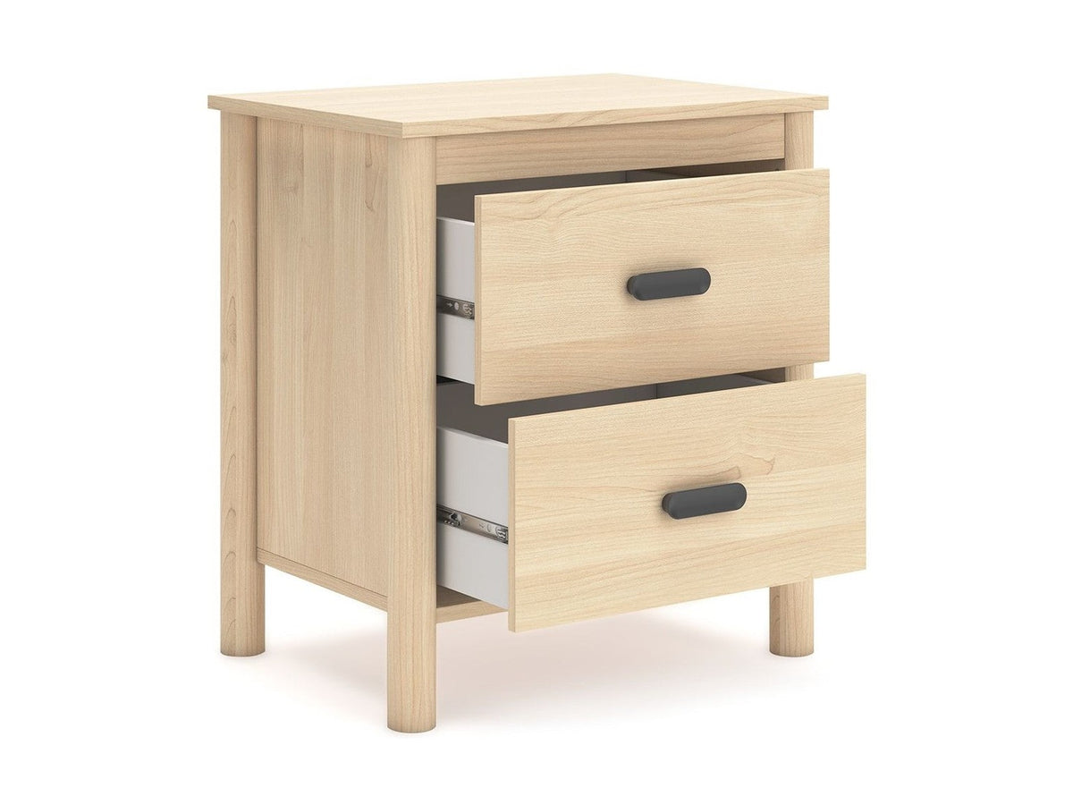 Cabinella - Two Drawer Night Stand - Tan