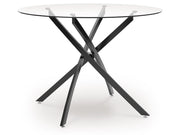 Pharwynn - Round Dining Room Table - Black