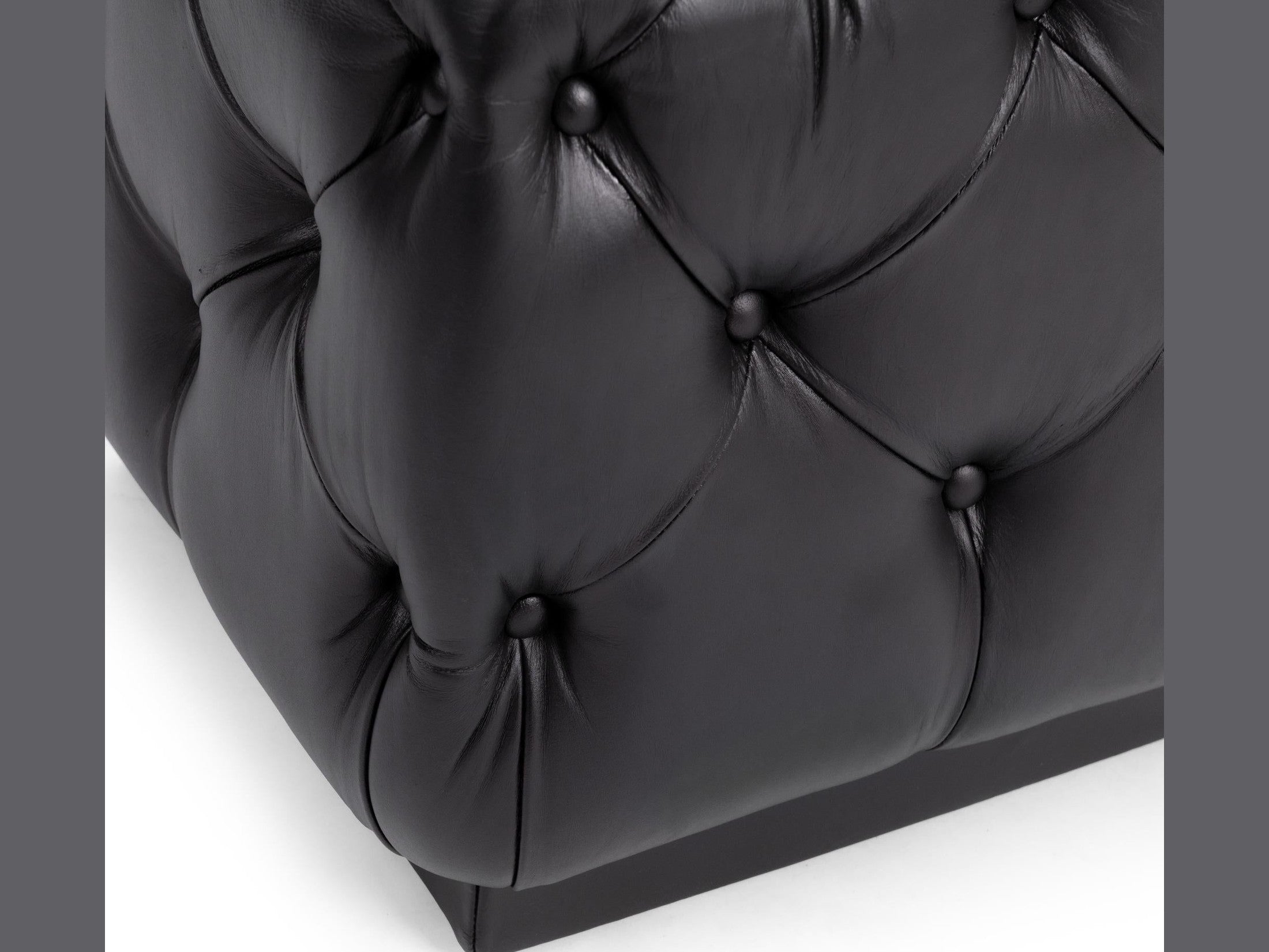 Briar - Square Ottoman - Midnight Raven