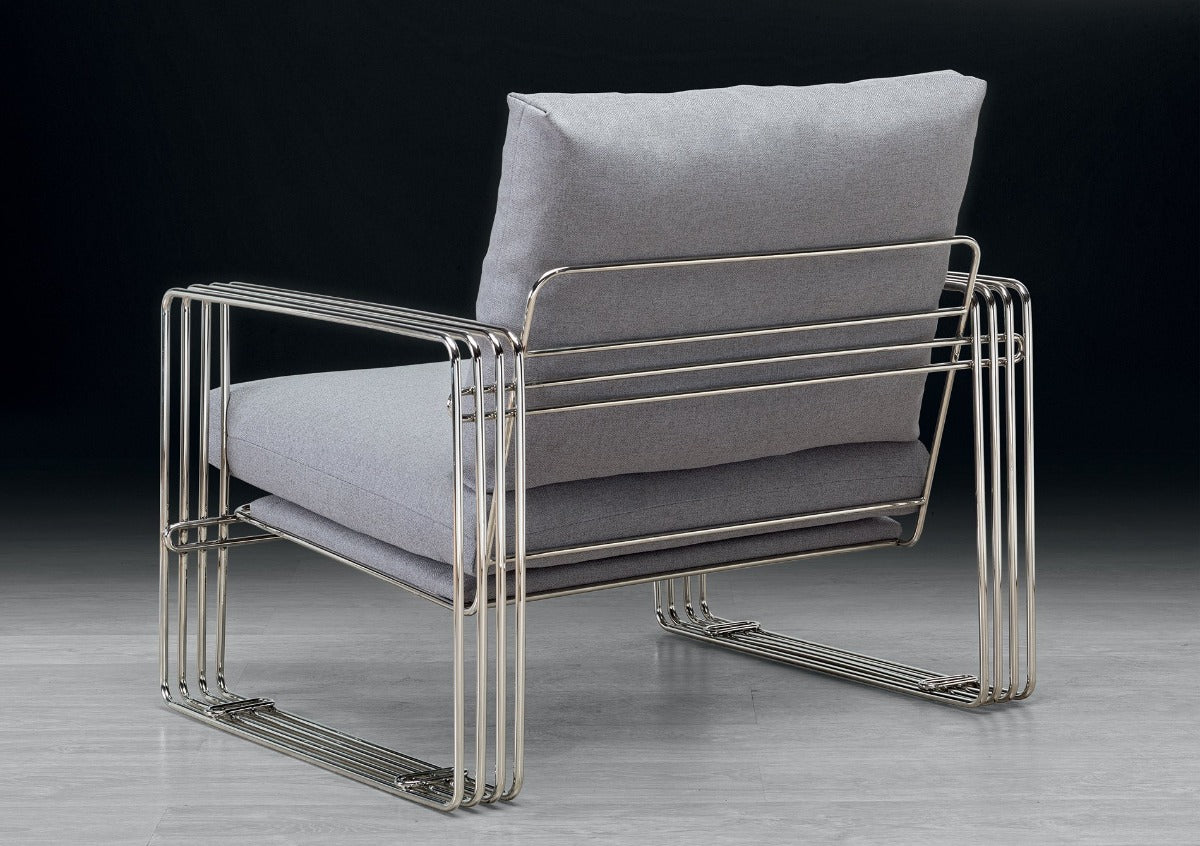 Stone International Febo Modern Leather Accent Chair