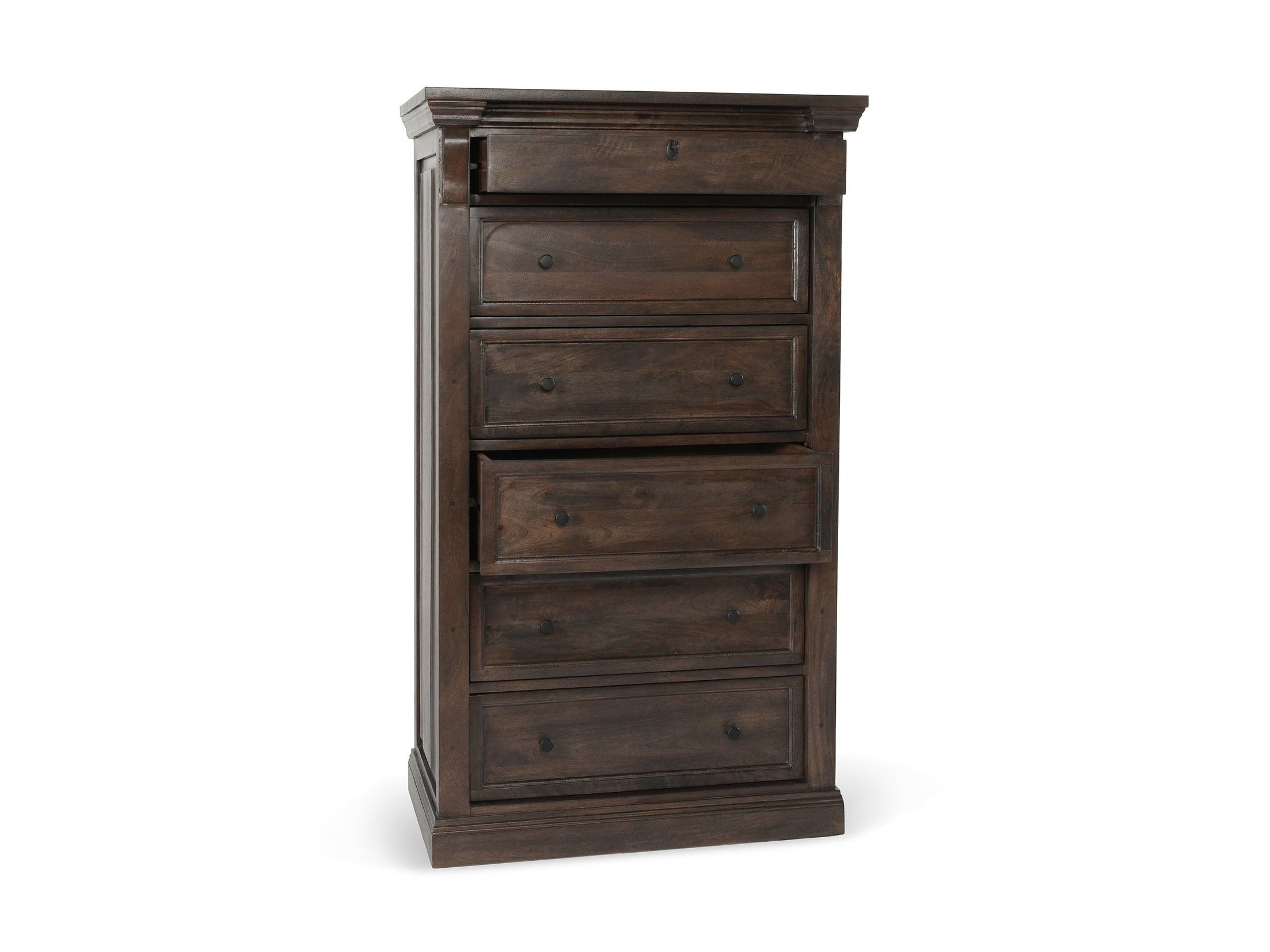 Adelaide - Wood 6 Drawer Chest - Cocoa Brown