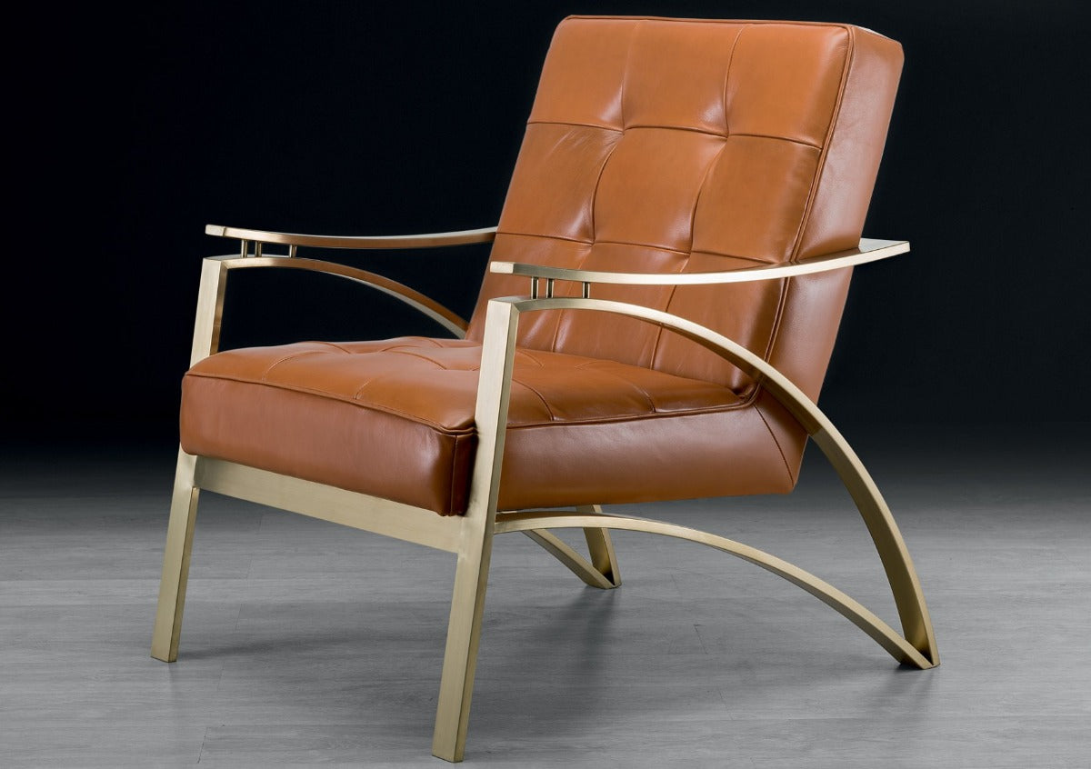 Stone International Camilla Leather Accent Chair