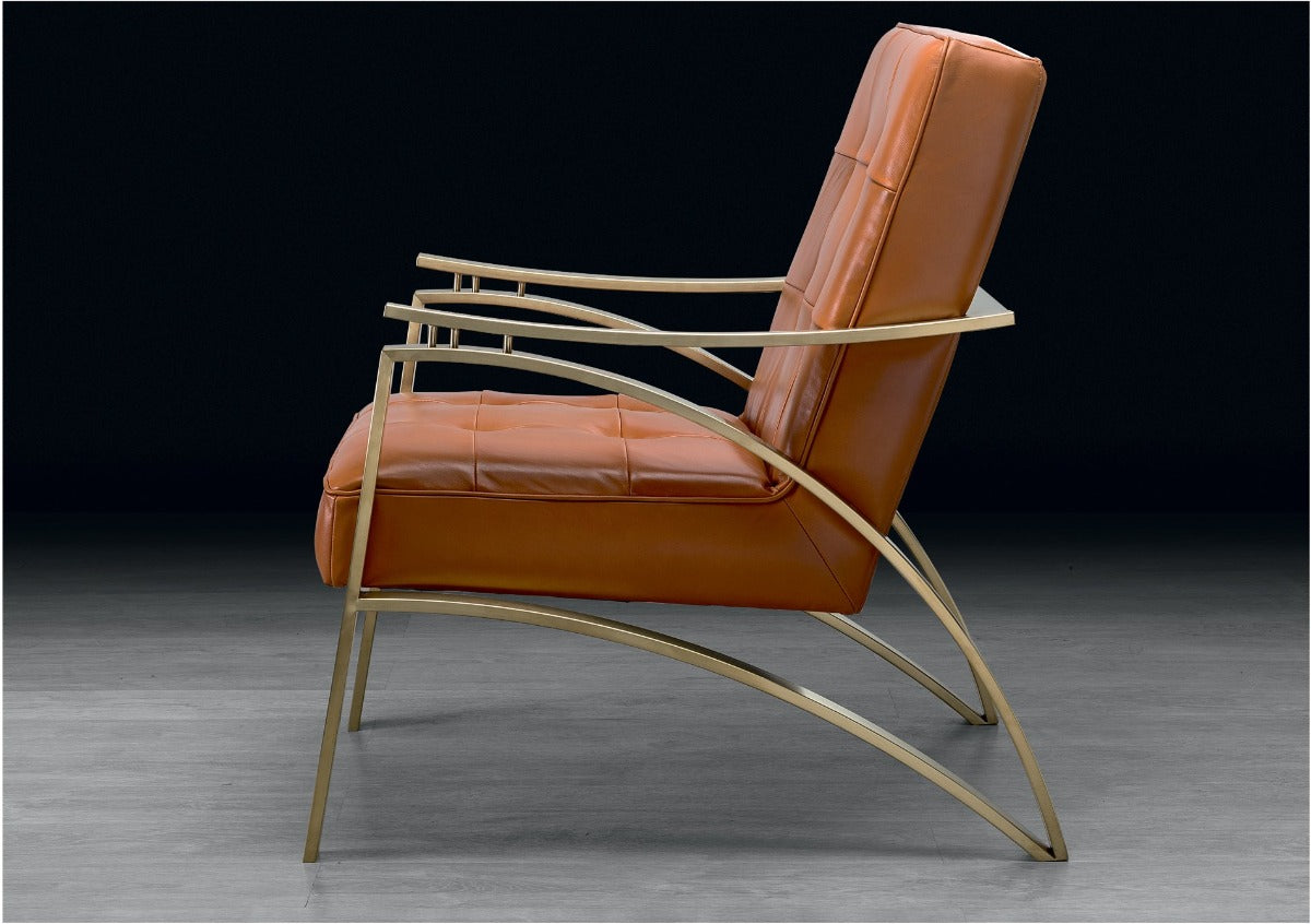 Stone International Camilla Leather Accent Chair