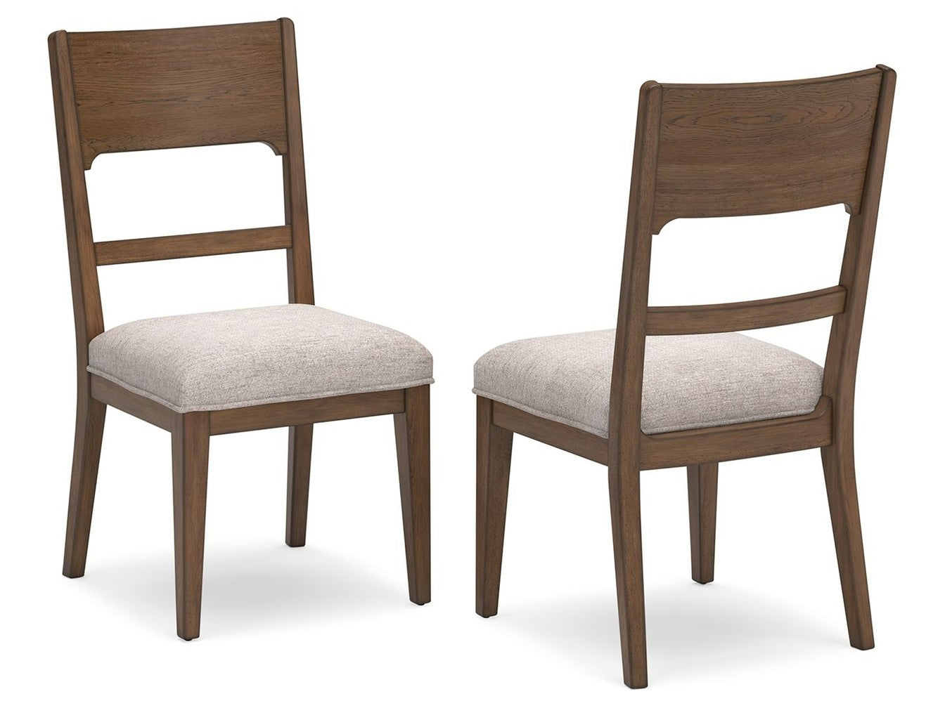 Cabalynn - Dining Uph Side Chair (Set of 2) - Oatmeal / Light Brown