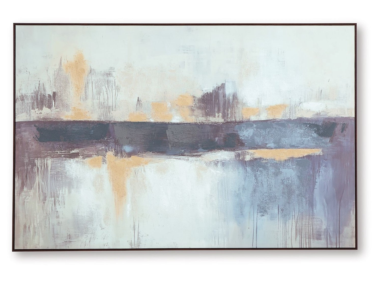 Gatesford - Wall Art - Blue / White / Tan