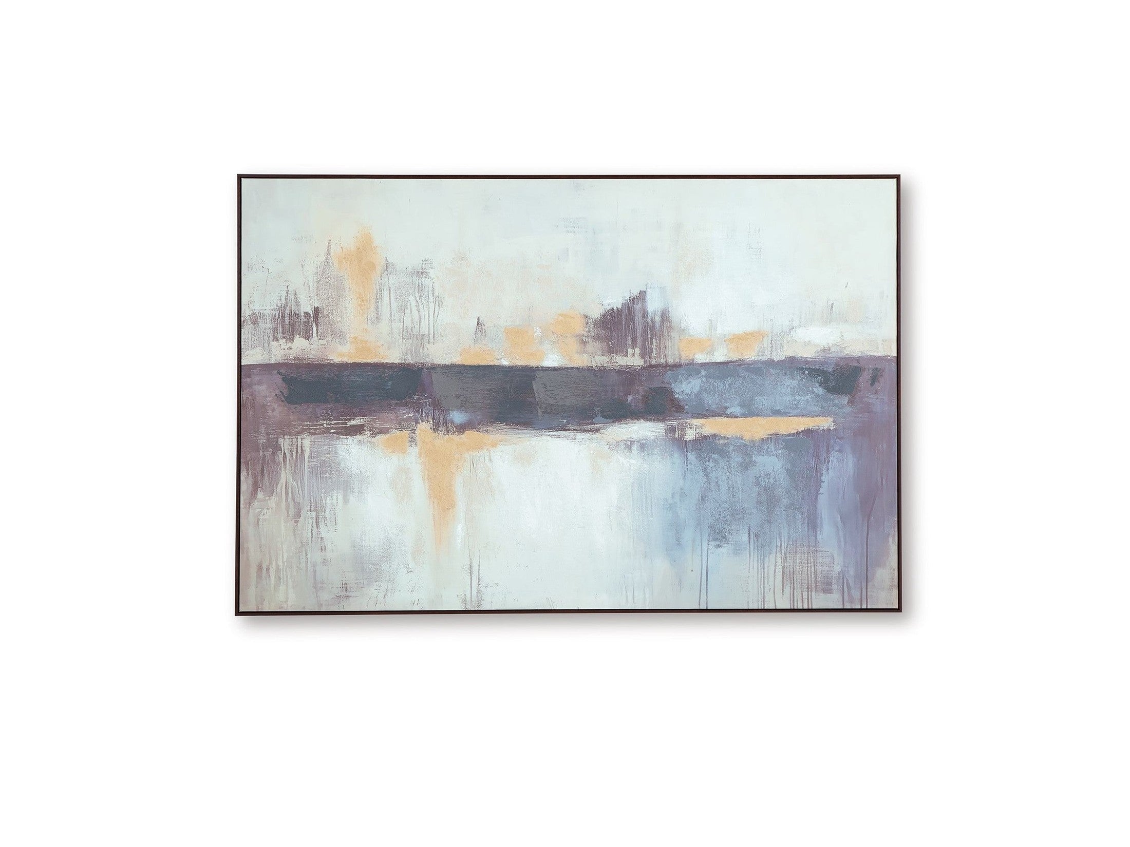 Gatesford - Wall Art - Blue / White / Tan