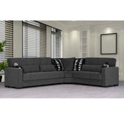Ottomanson Armada - Upholstered Convertible Sectional With Storage - Chenille