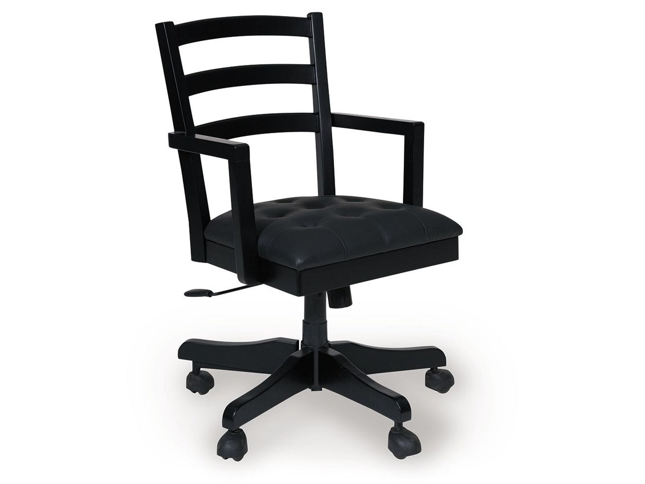 Wildenauer - Home Office Swivel Desk Chair - Brown / Black