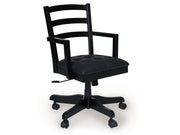 Wildenauer - Home Office Swivel Desk Chair - Brown / Black