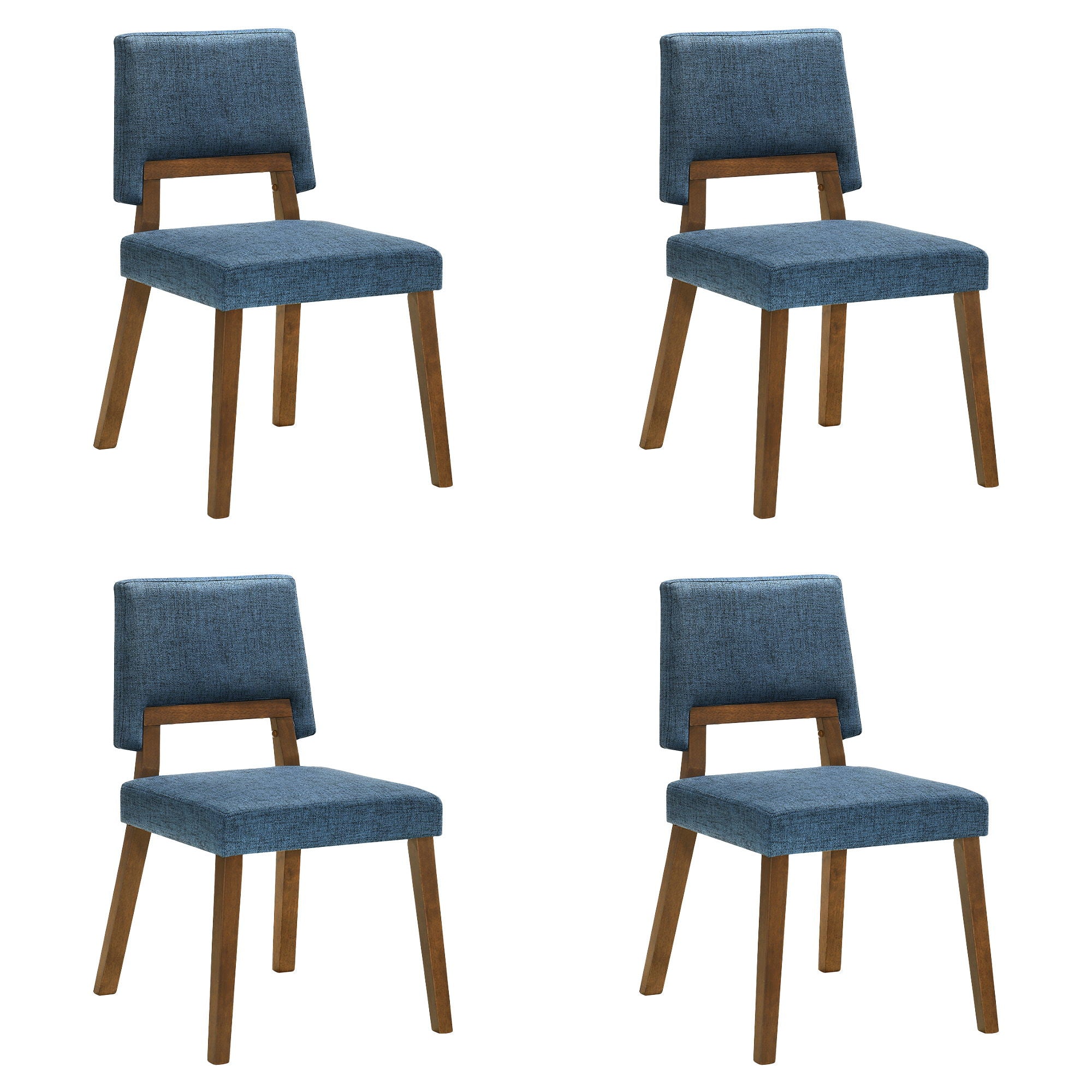 Channell - Dining Chair With Walnut Frame