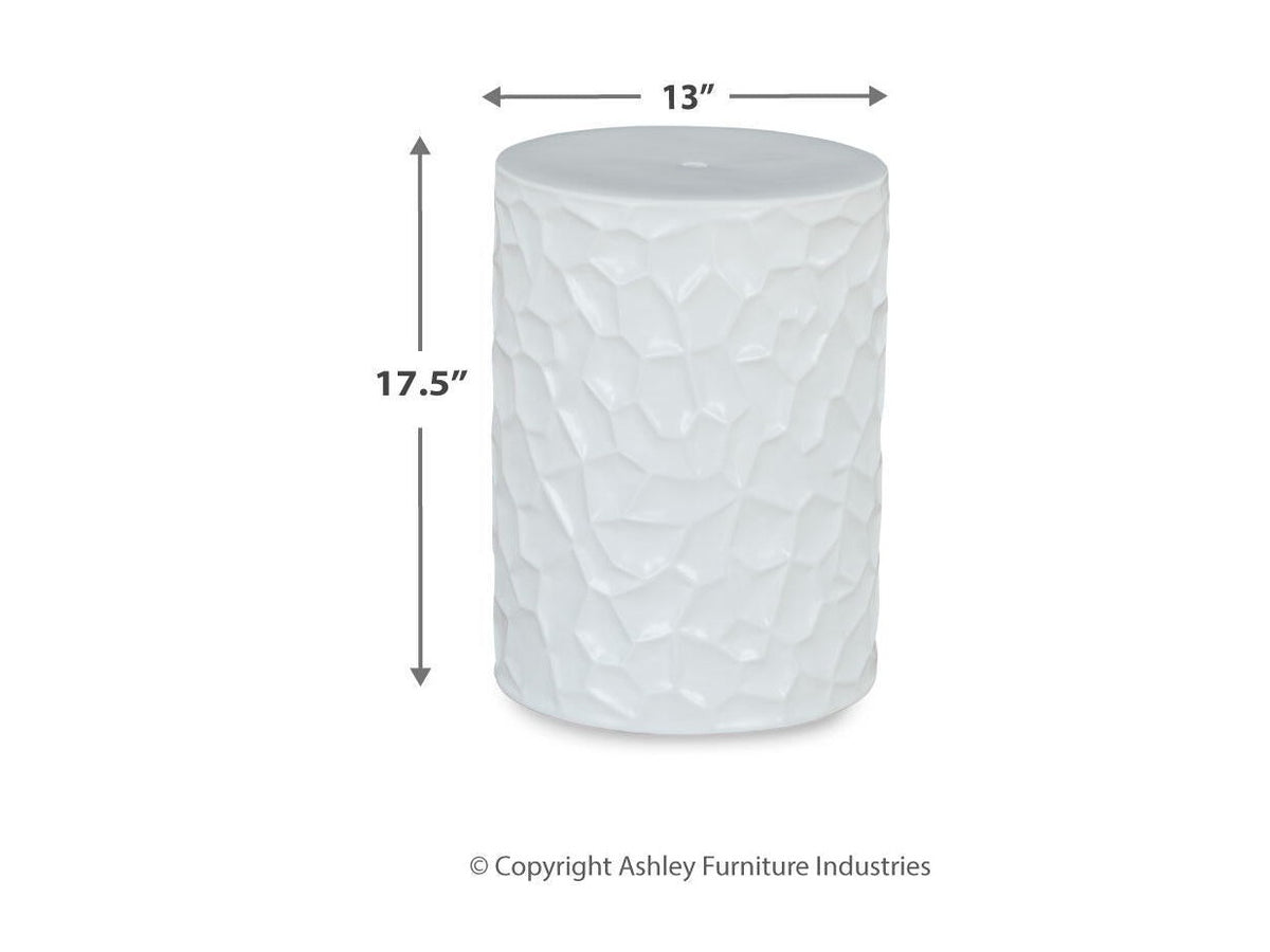 Jungrove - Indoor/Outdoor Stool - White