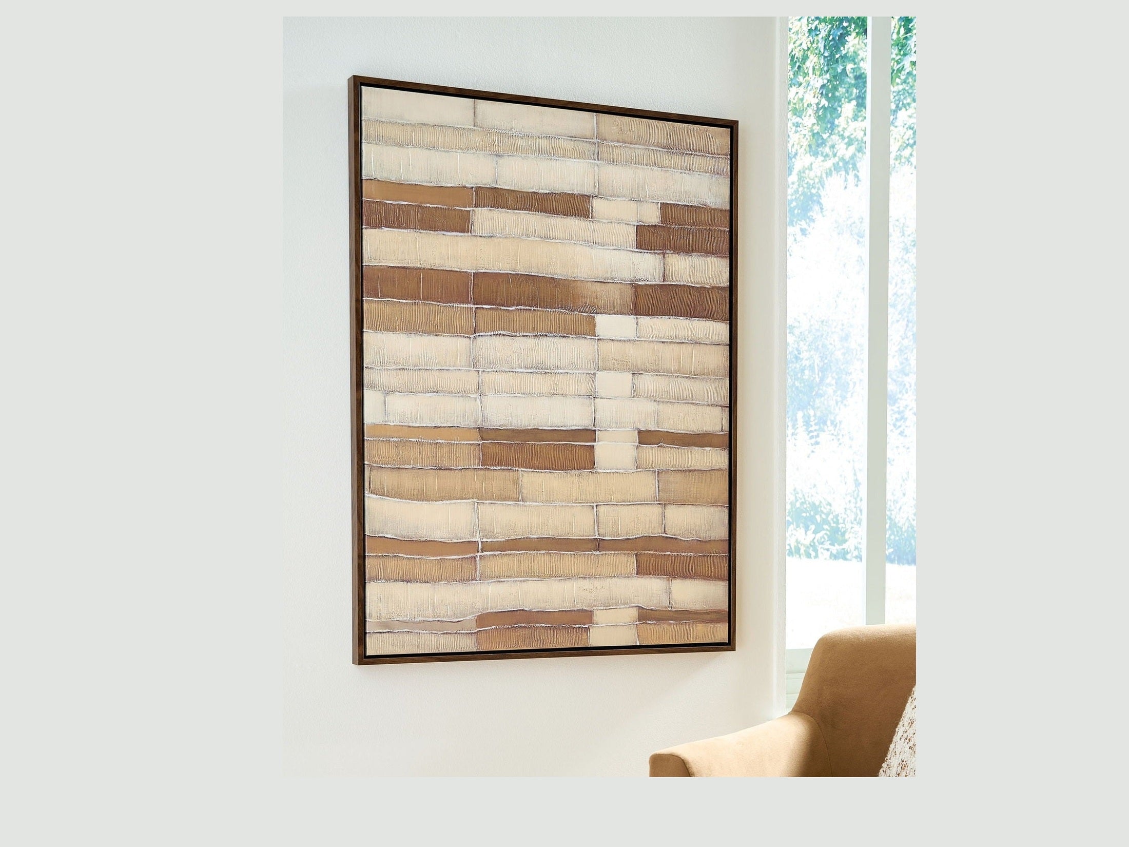 Kalanmore - Wall Art - Brown / Tan / White
