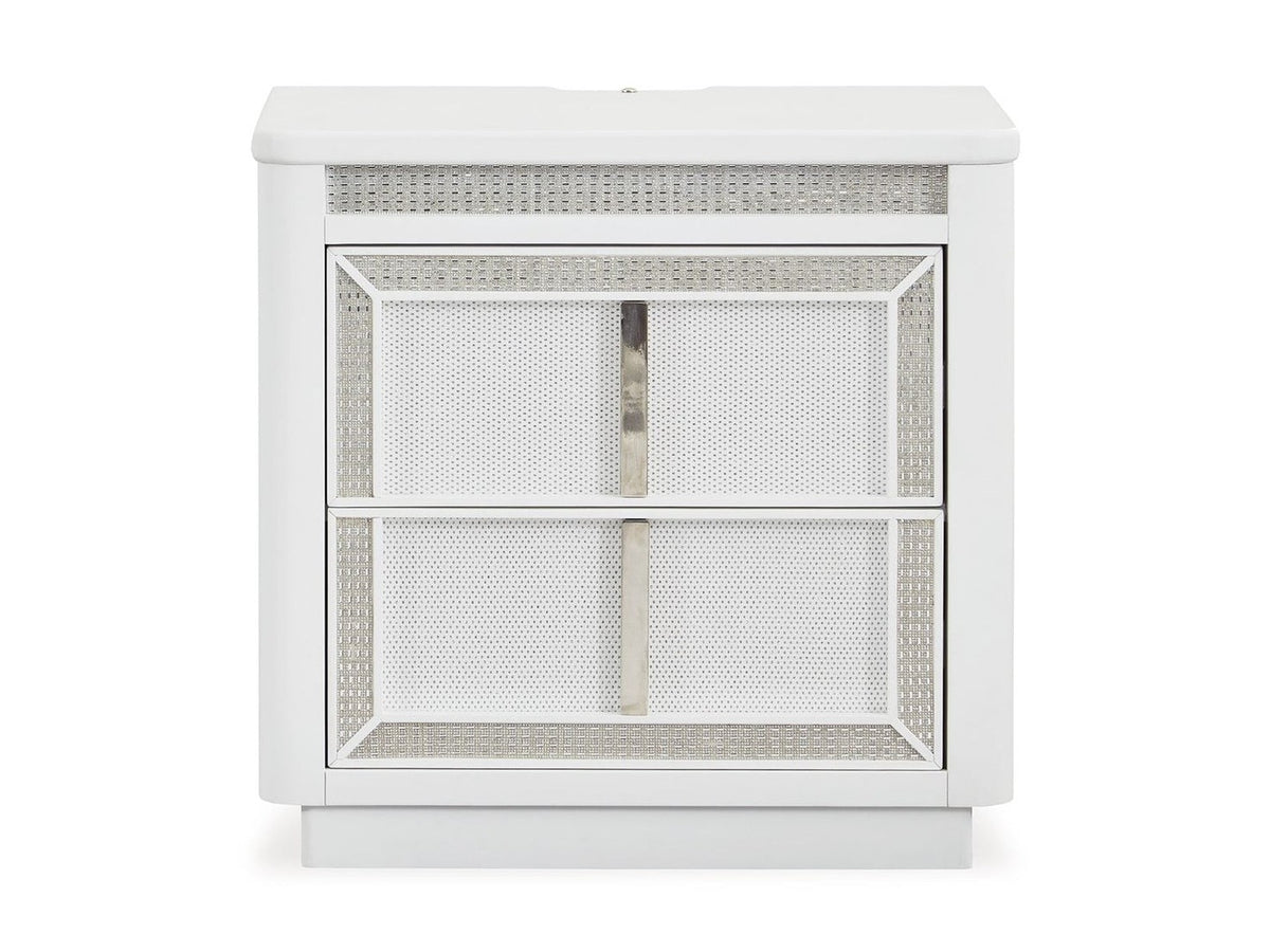 Chalanna - Two Drawer Night Stand - White