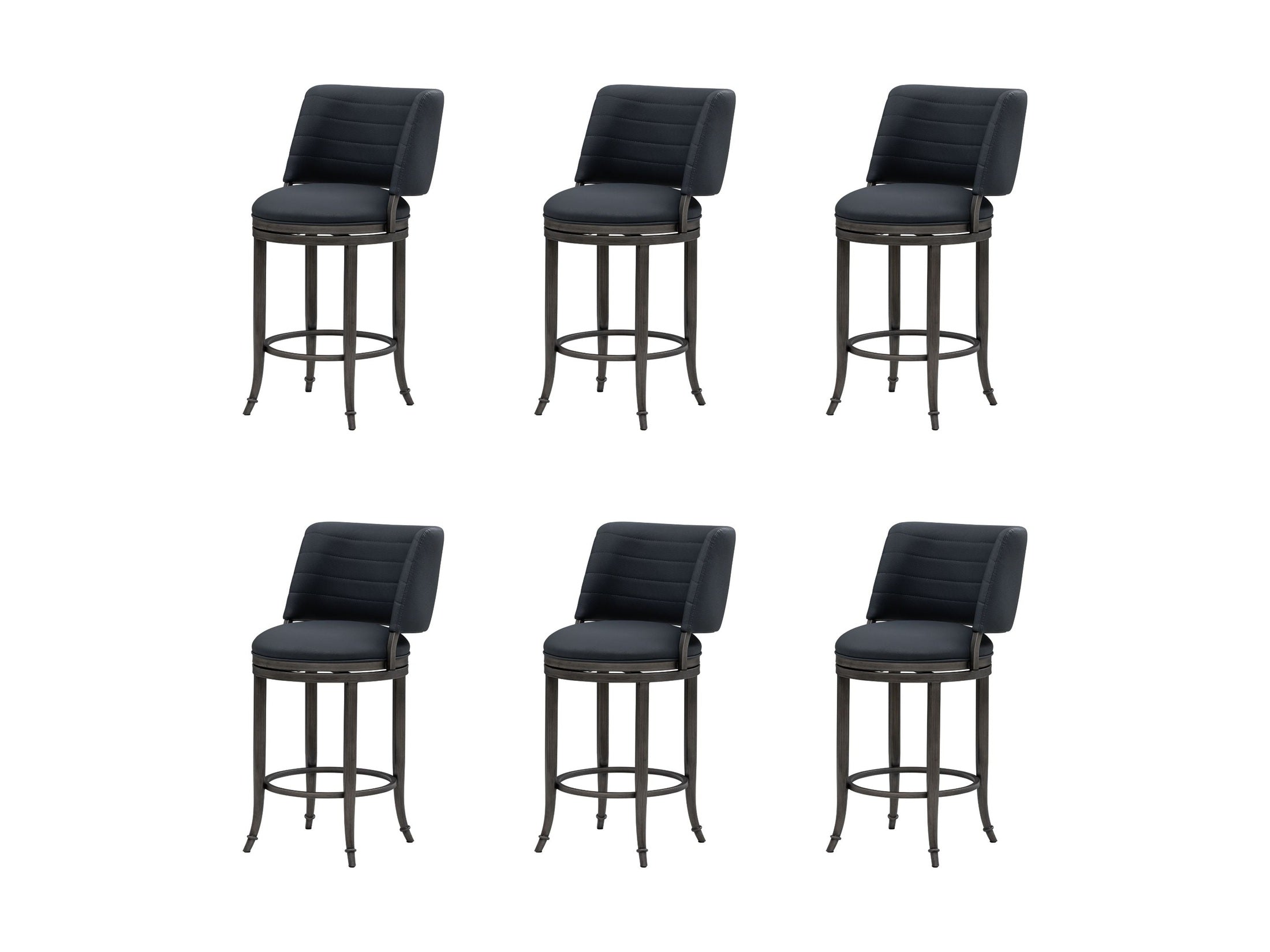 Torres - Upholstered Swivel Counter Height Barstool