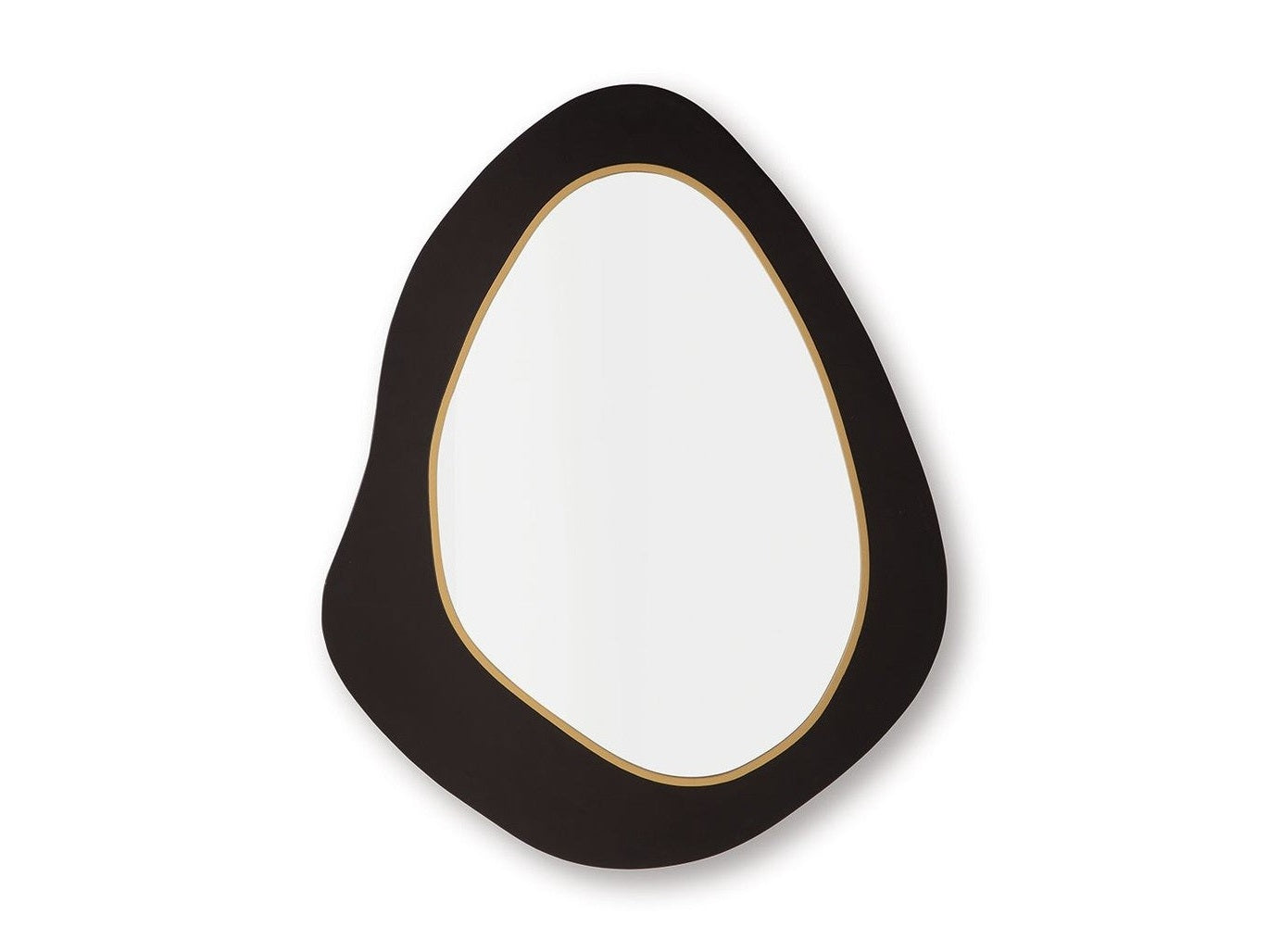 Kierlock - Accent Mirror - Black / Gold Finish