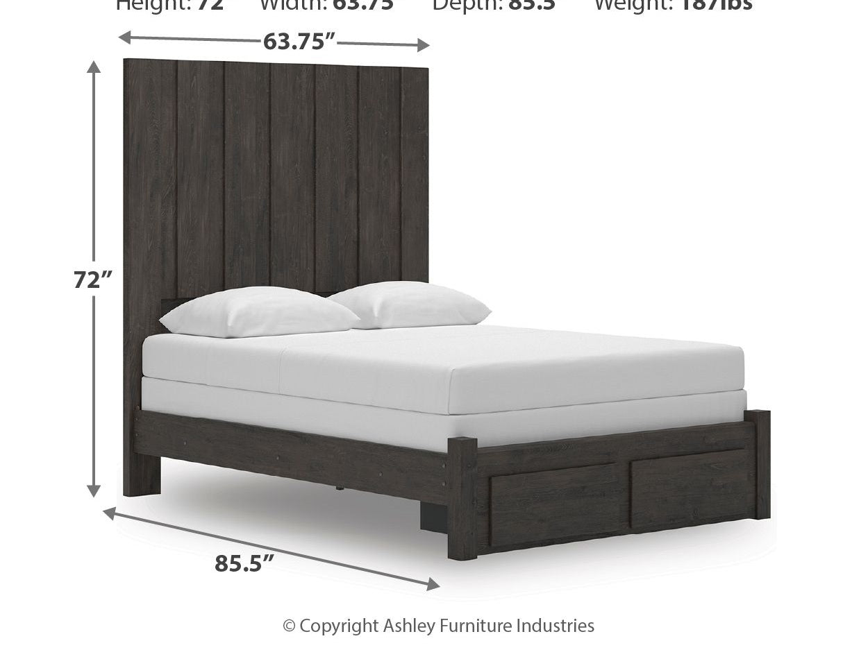 Parlayon - Panel Storage Bed