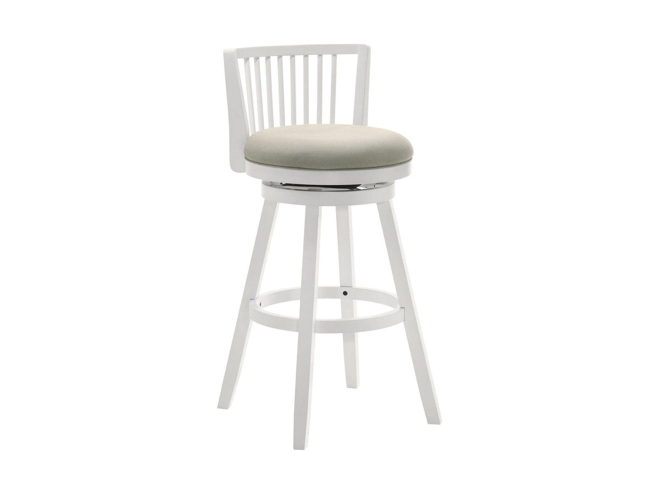 Harper - 26" Amber Glow Counter Height Rubberwood Swivel Barstool